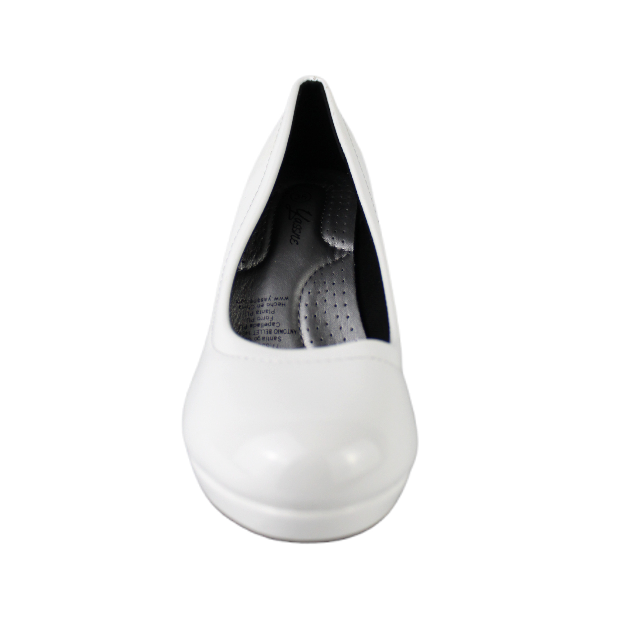 ZAPATO DE FIESTA MUJER TACO ALTO 45 YASSNE BLANCO - 3
