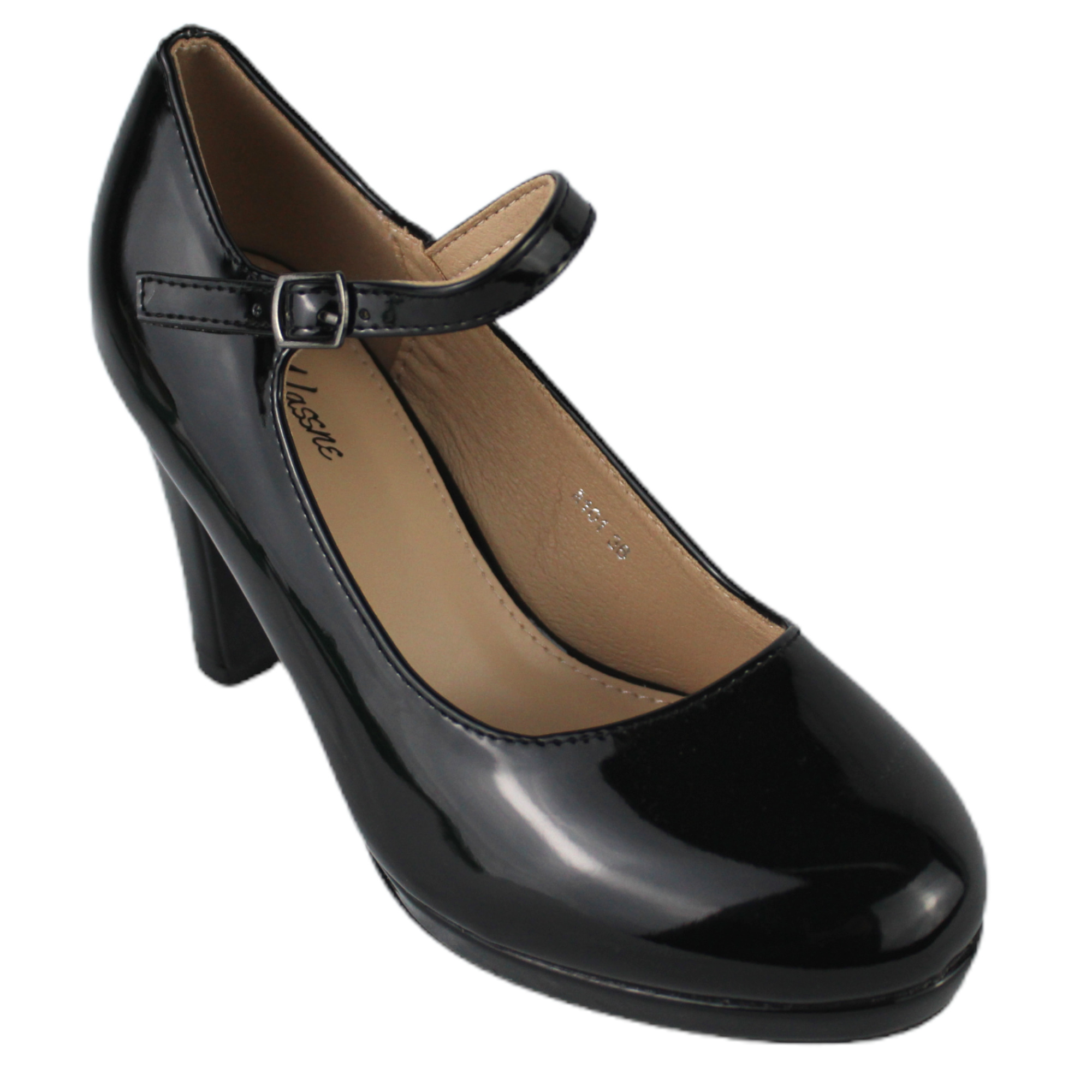 ZAPATO MUJER TACO ALTO A10 YASSNE NEGRO - 2
