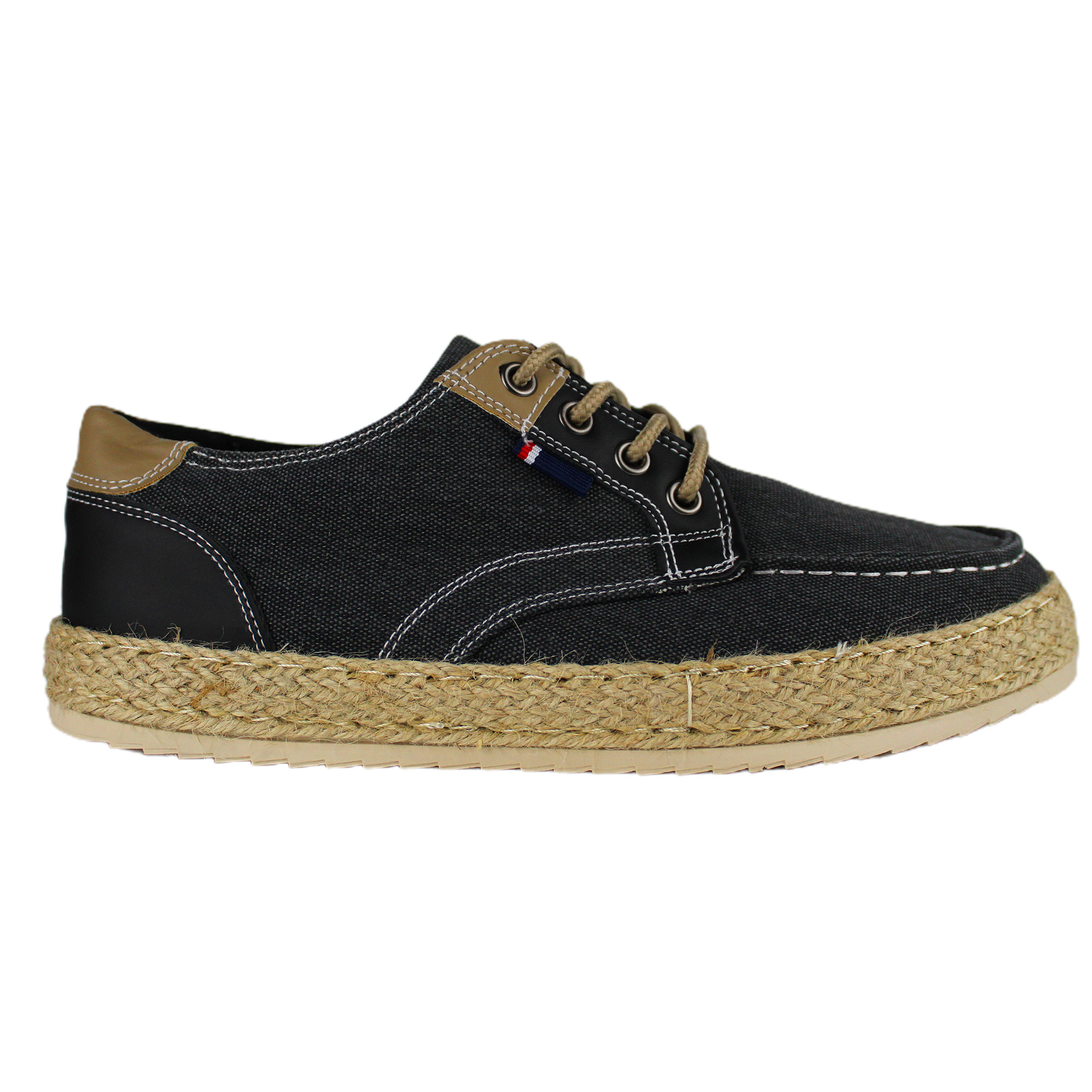 ZAPATILLA URBANA DE JEANS HOMBRE 69 MB NEGRO - 1