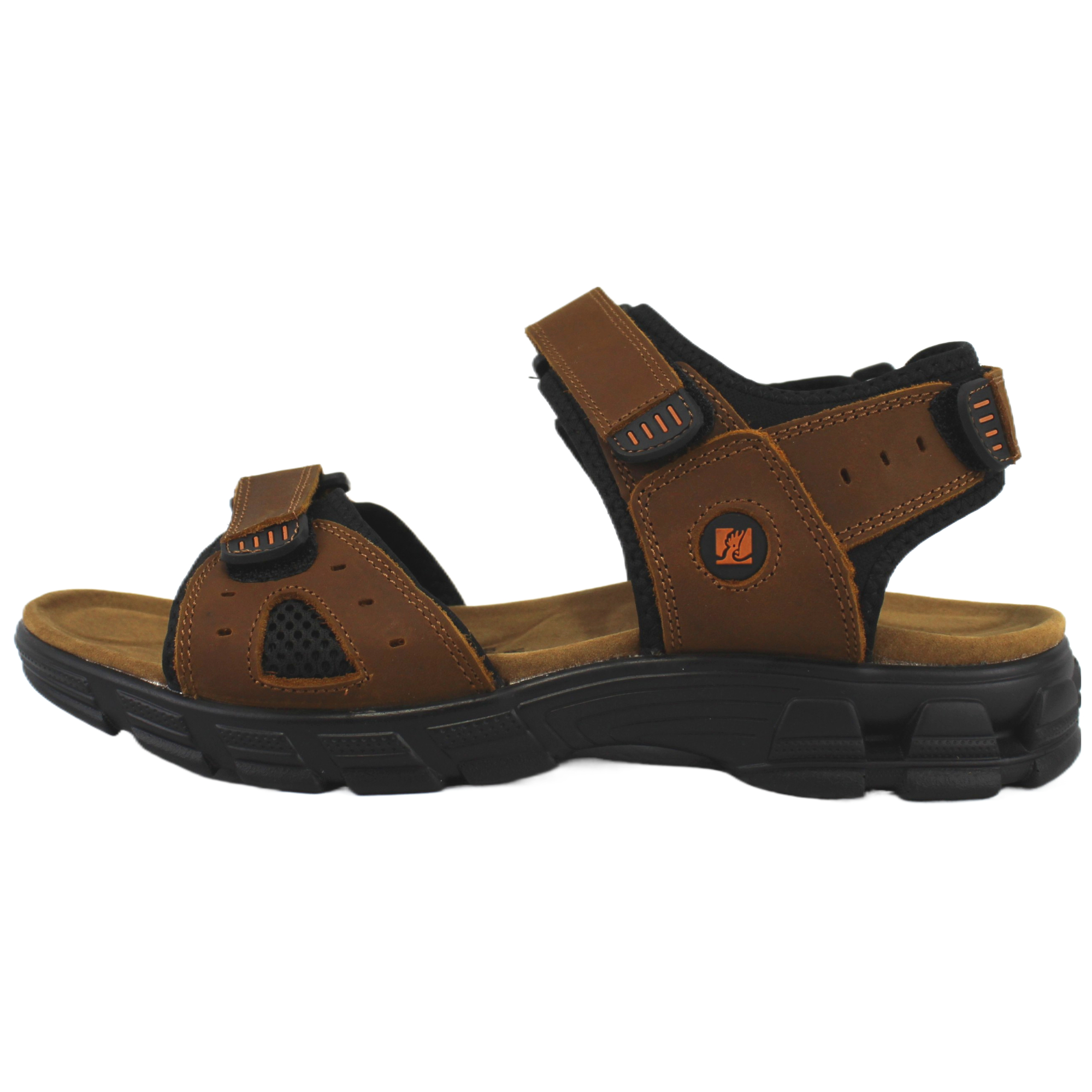 MEGABAZAR SANDALIA CUERO SPORT HOMBRE 120