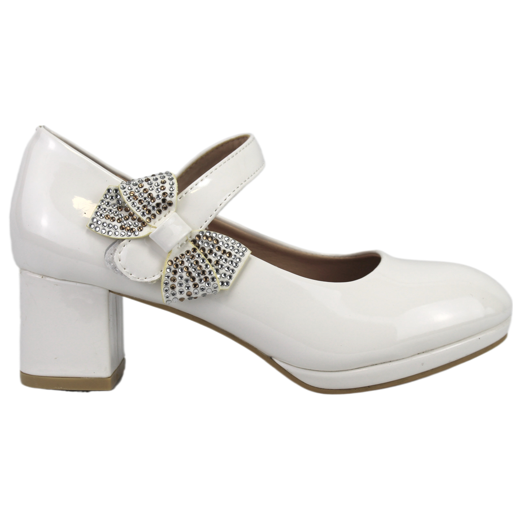 ZAPATO FORMAL DE NIÑA TACO MEDIO 81 YASSNE - 1