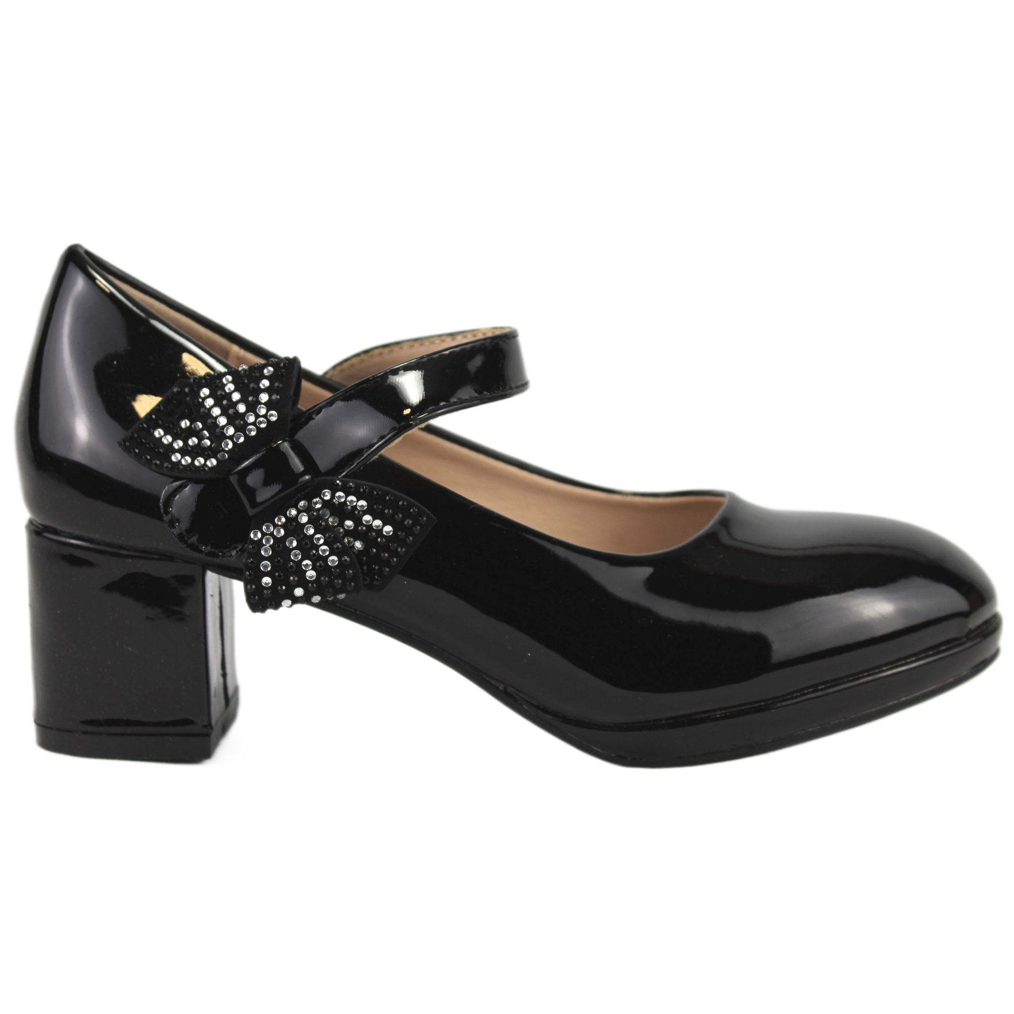 ZAPATO FORMAL DE NIÑA TACO MEDIO 81 YASSNE - 1