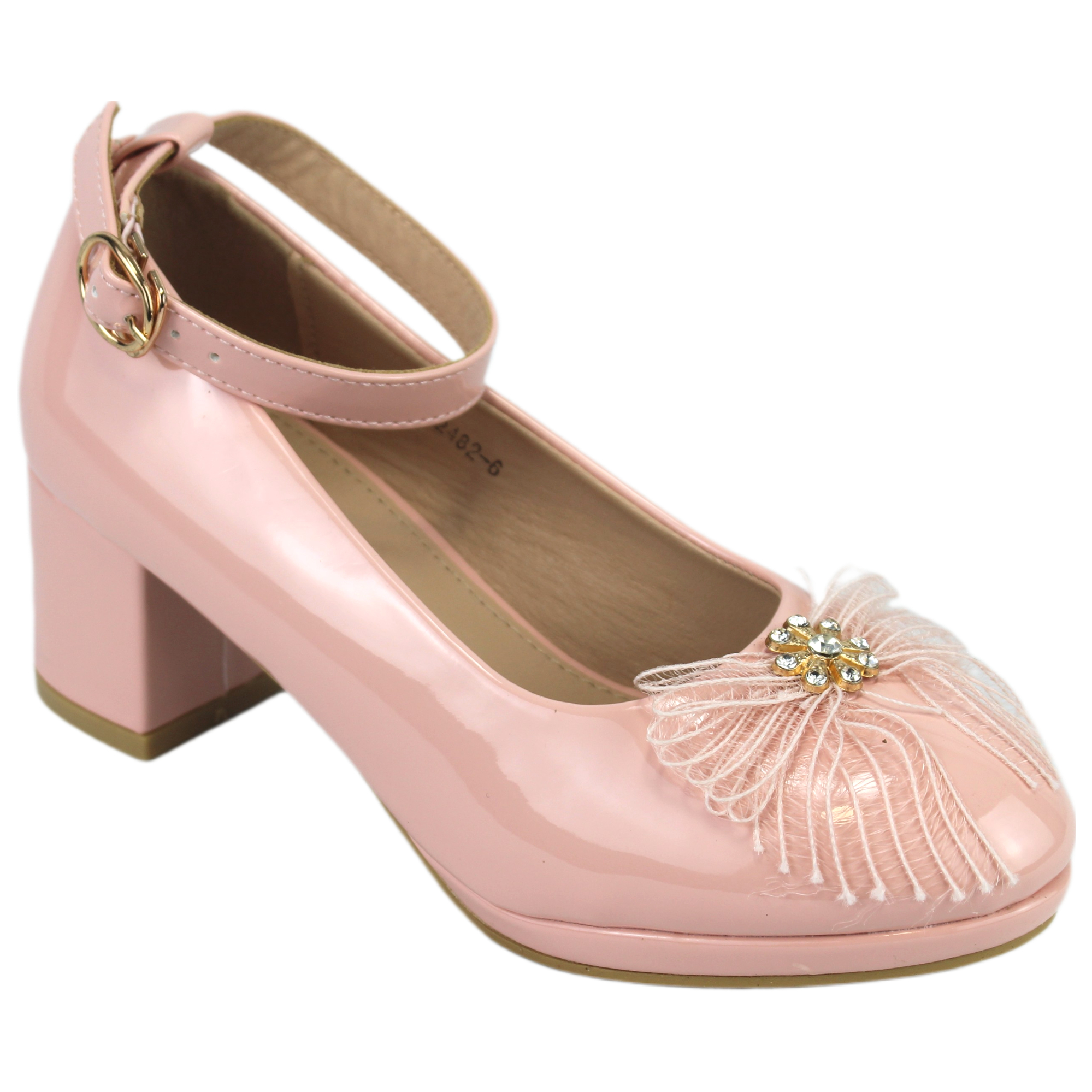 ZAPATO FORMAL DE NIÑA TACO MEDIO 82 YASSNE - 2