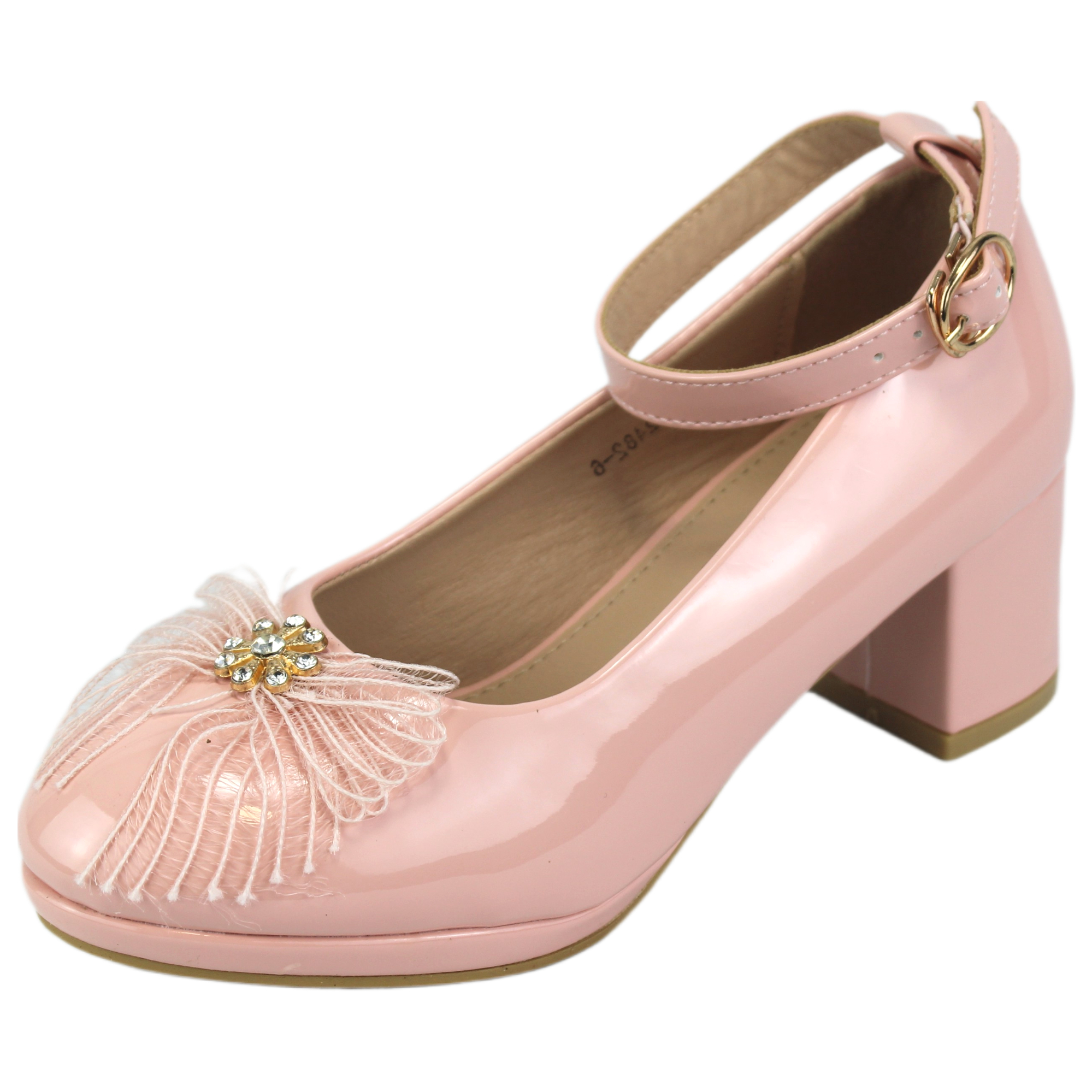 ZAPATO FORMAL DE NIÑA TACO MEDIO 82 YASSNE - 3