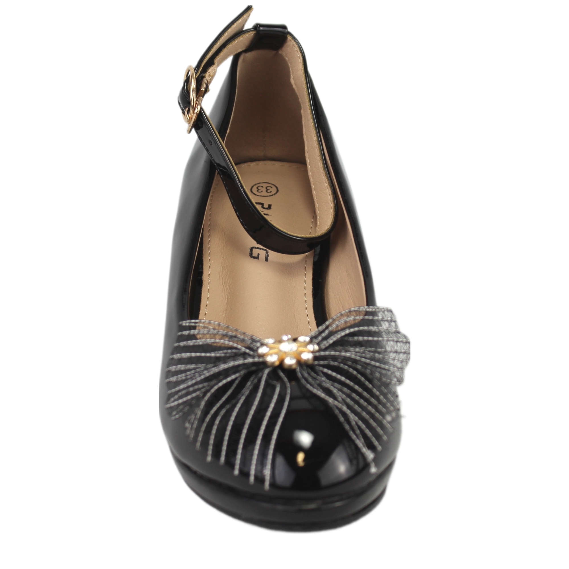 ZAPATO FORMAL DE NIÑA TACO MEDIO 82 YASSNE - 4