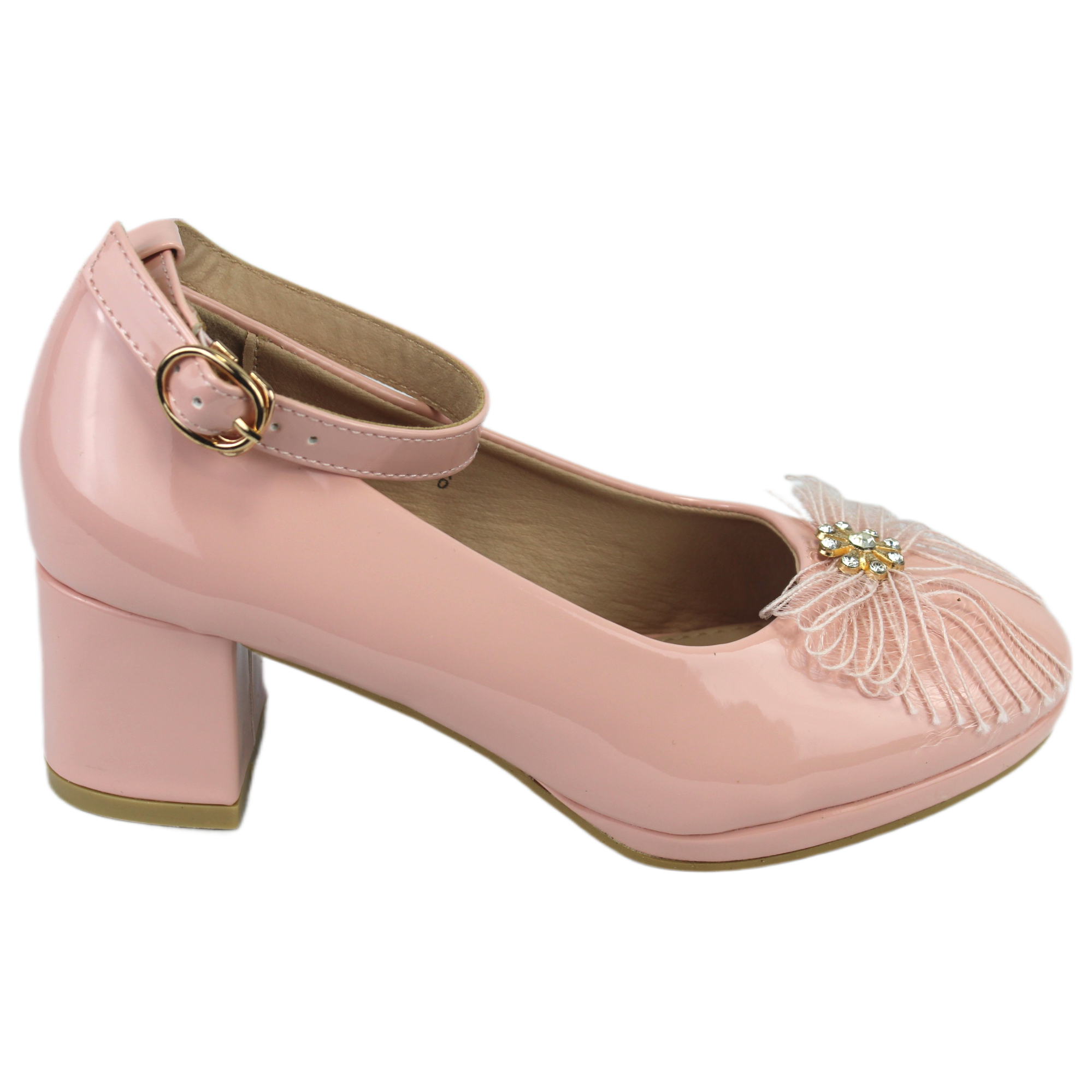 ZAPATO FORMAL DE NIÑA TACO MEDIO 82 YASSNE - 4