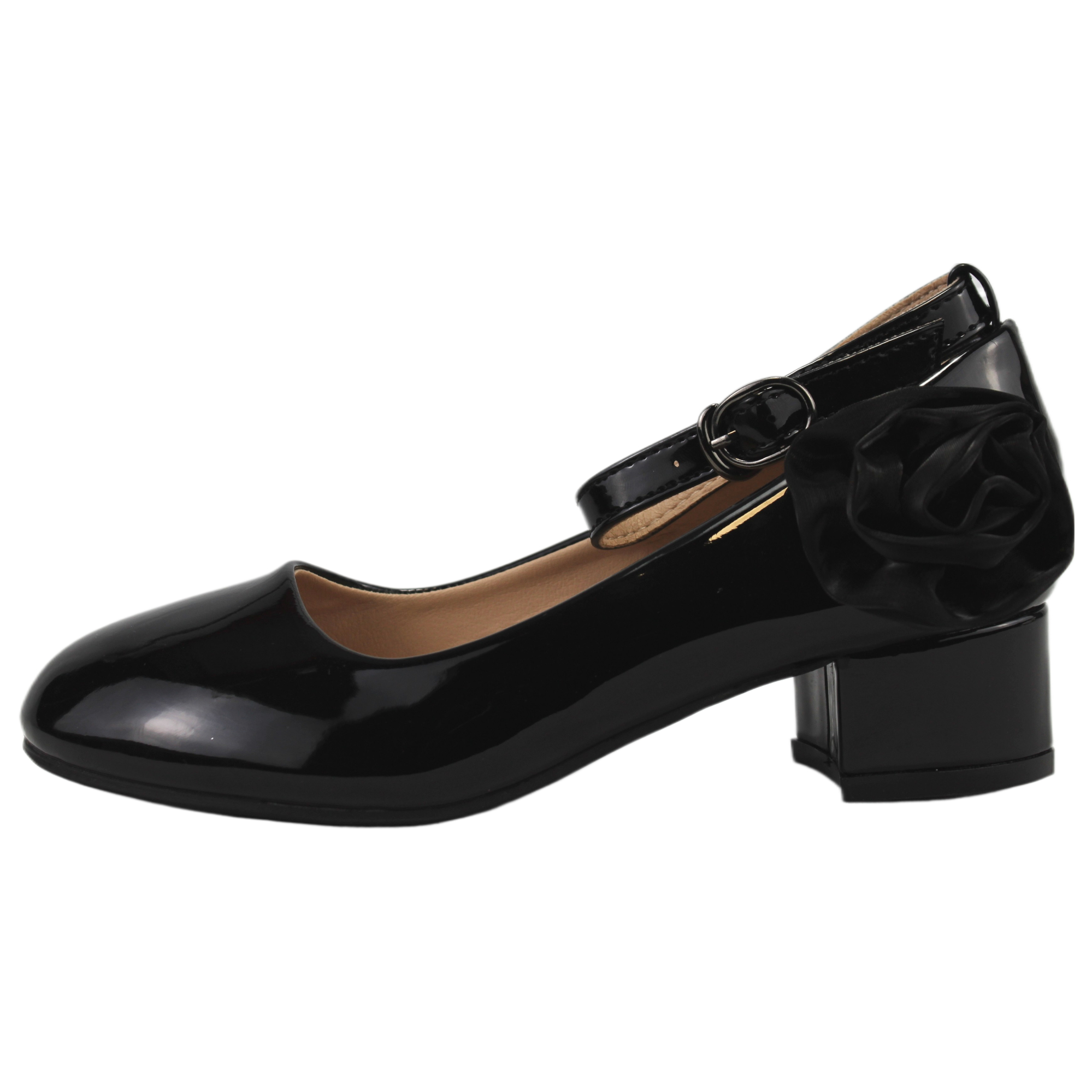 ZAPATO FORMAL DE NIÑA TACO BAJO 70 YASSNE - 1