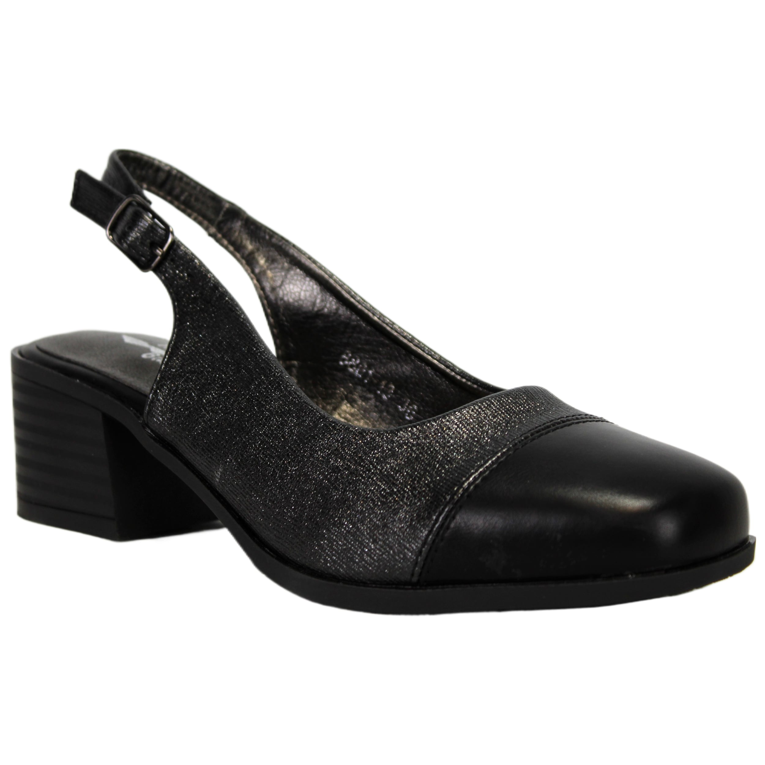 ZAPATO DE MUJER TACON SOFISTICADO NEGRO 13 YASSNE - 2