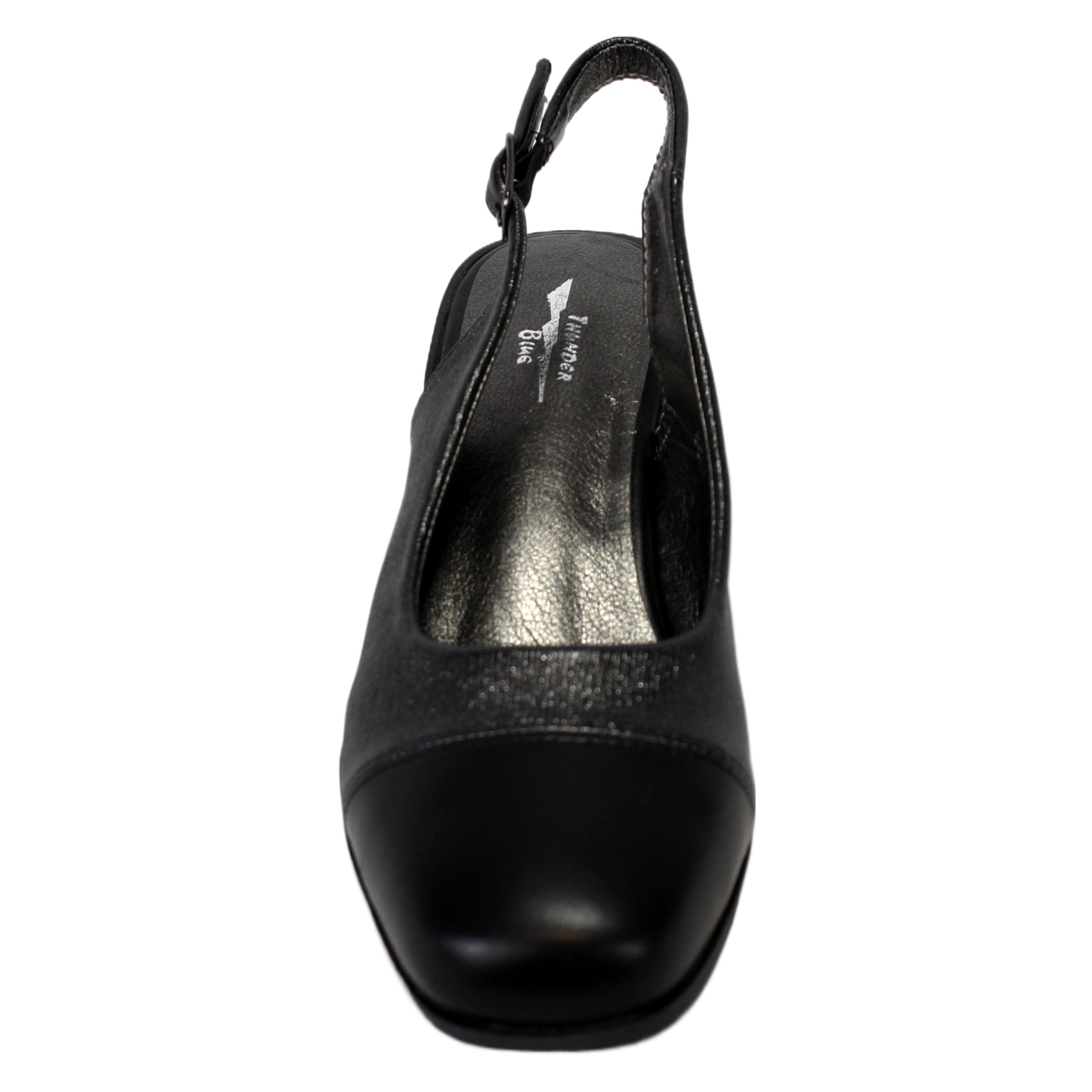 ZAPATO DE MUJER TACON SOFISTICADO NEGRO 13 YASSNE - 4