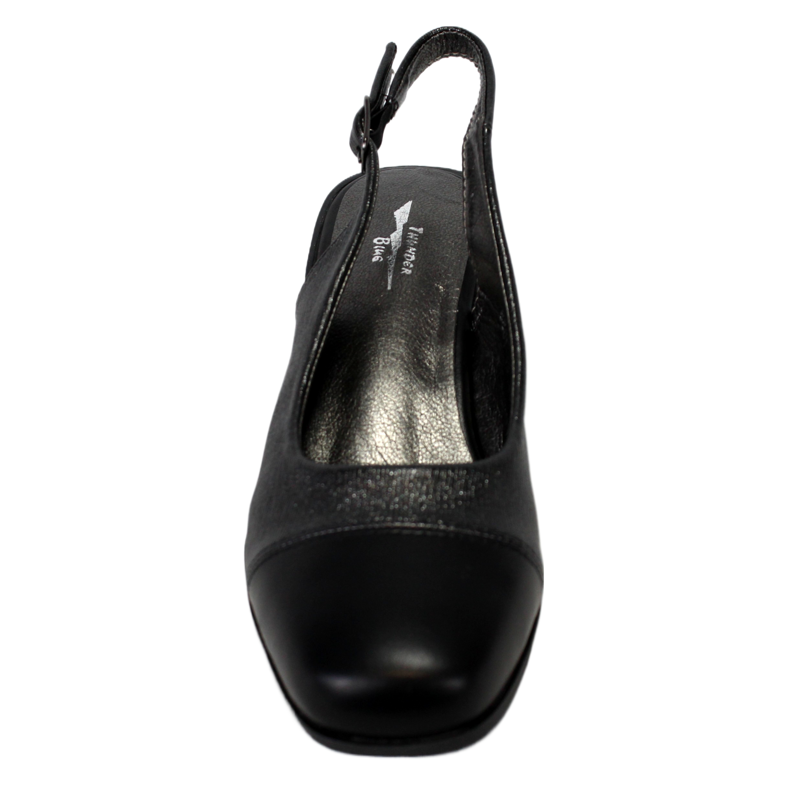 ZAPATO DE MUJER TACON SOFISTICADO NEGRO 13 YASSNE - 4