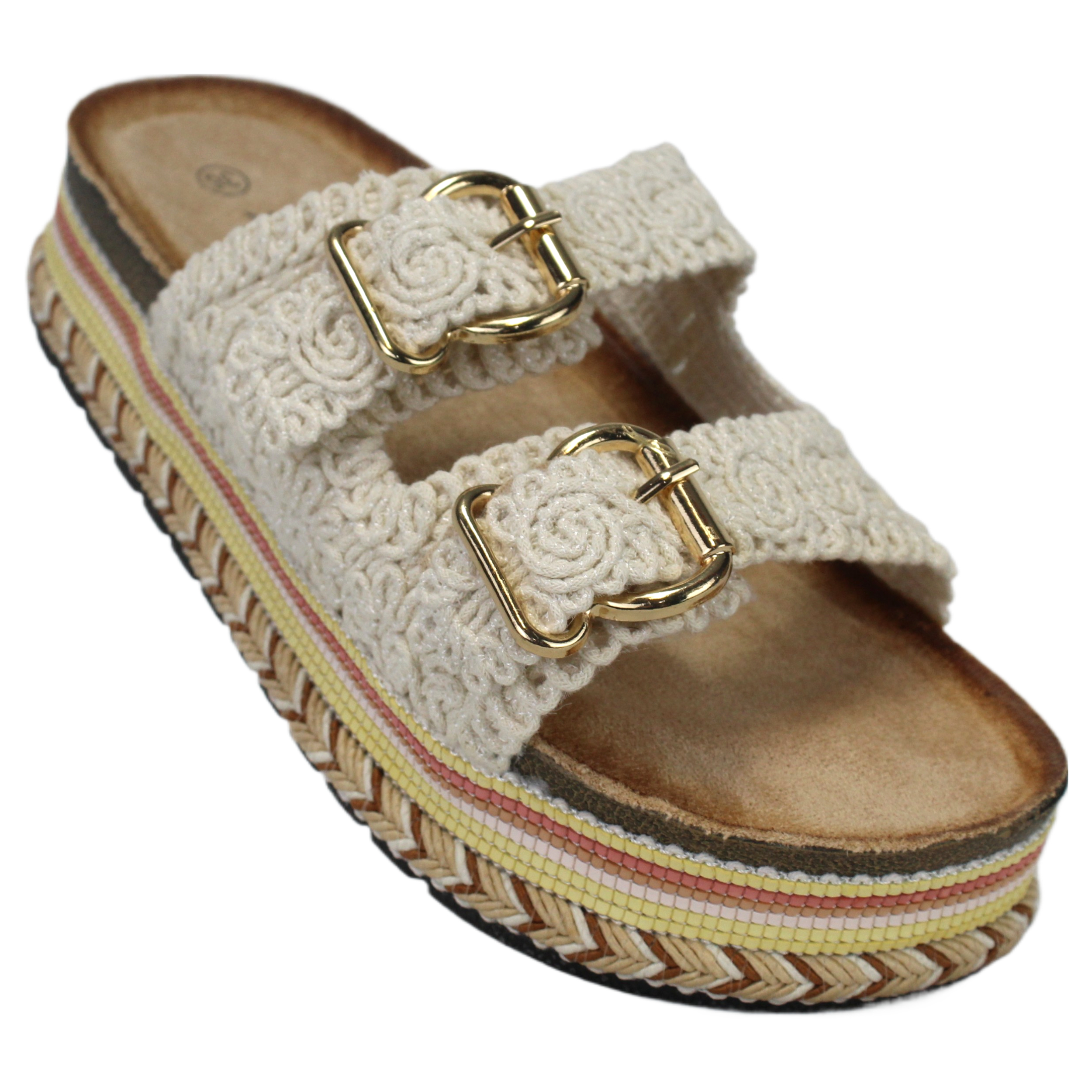 SANDALIA CASUAL DISEÑO FLOREADO 05 YASSNE - 2
