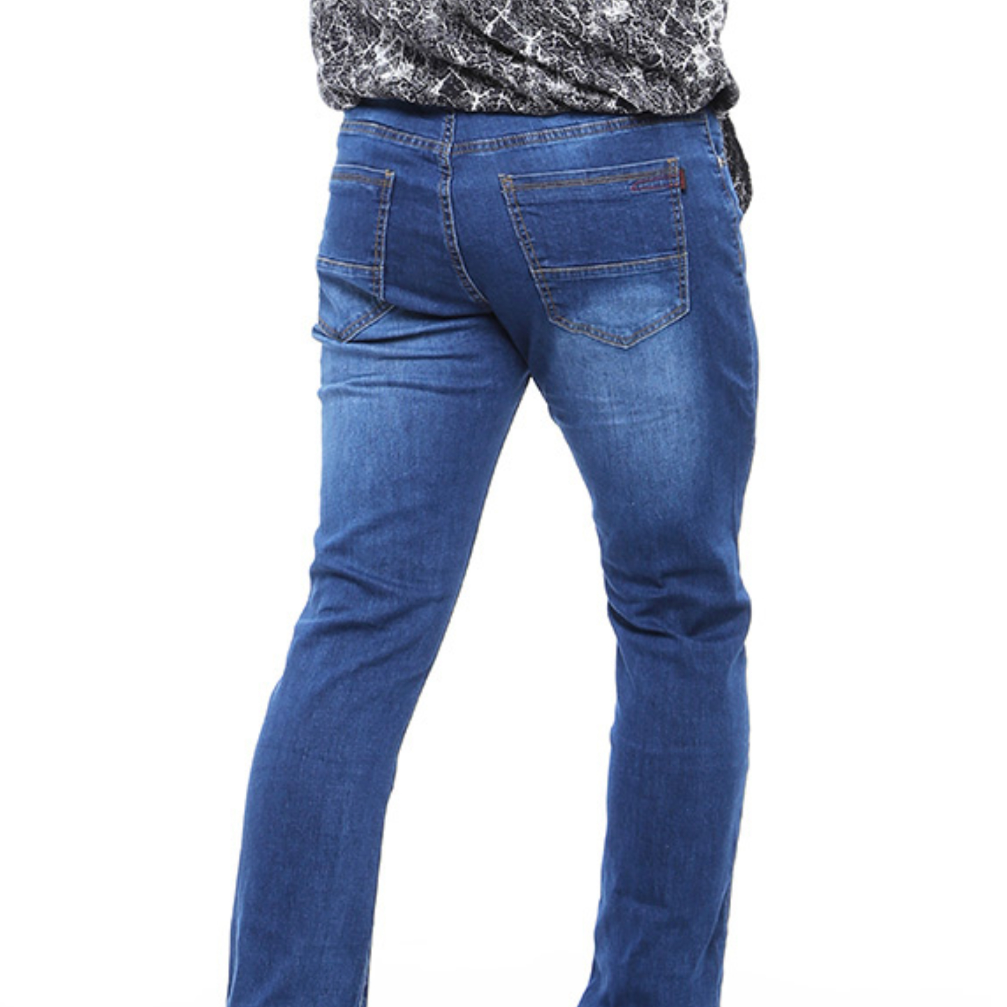 JEANS SLIM FIT HOMBRE MEGABAZAR AZUL 71 YASSNE - 3