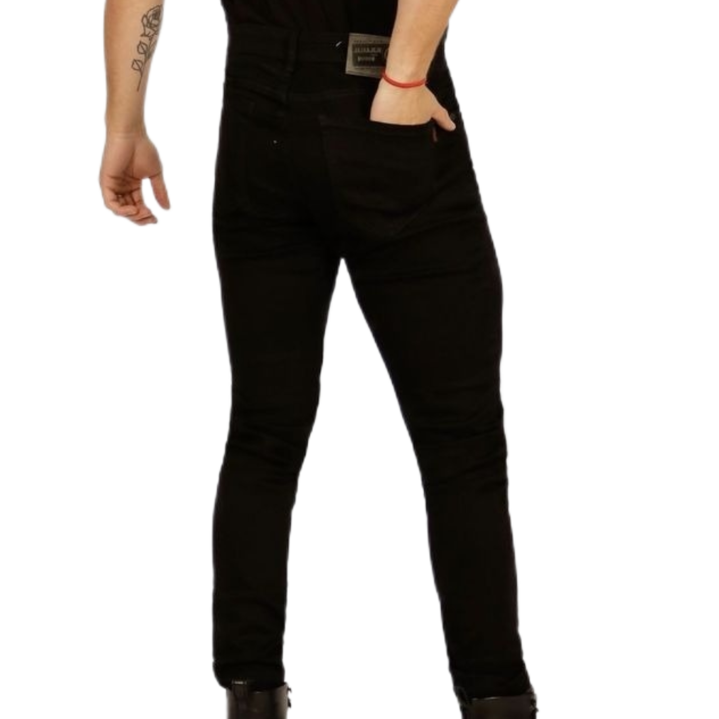 JEANS SLIM FIT HOMBRE MEGABAZAR NEGRO 31 YASSNE - 3