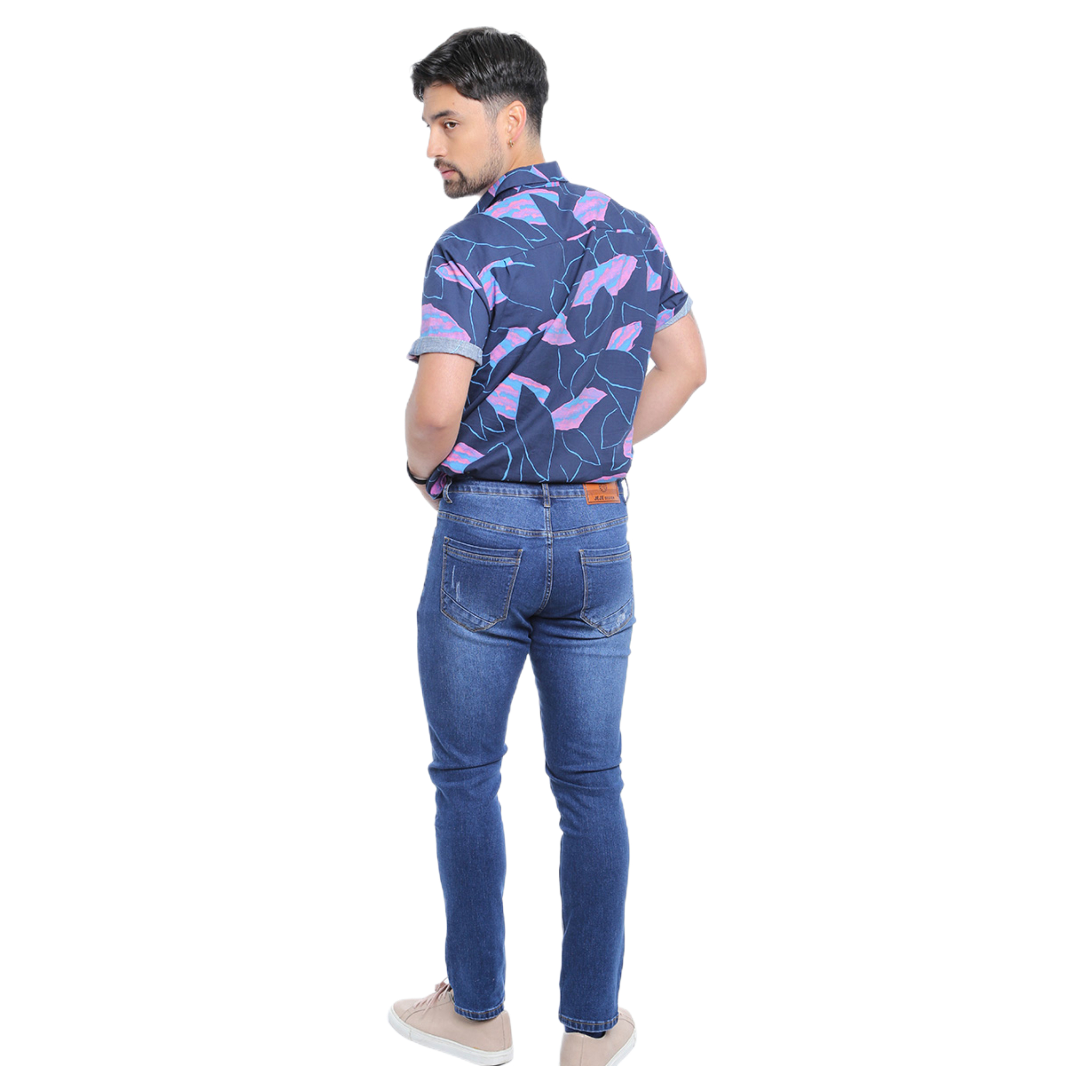 JEANS SLIM FIT HOMBRE MEGABAZAR AZUL 09 YASSNE - 2