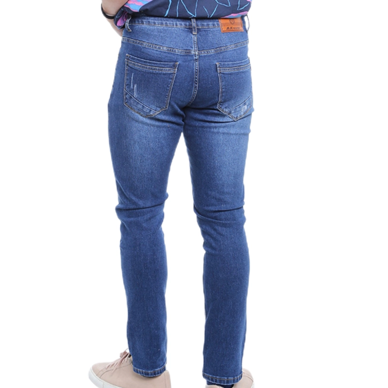 JEANS SLIM FIT HOMBRE MEGABAZAR AZUL 09 YASSNE - 4