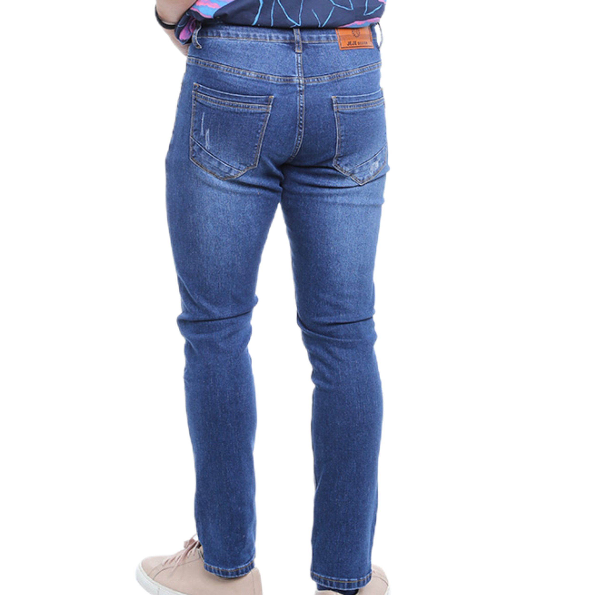 JEANS SLIM FIT HOMBRE MEGABAZAR AZUL 09 YASSNE - 4