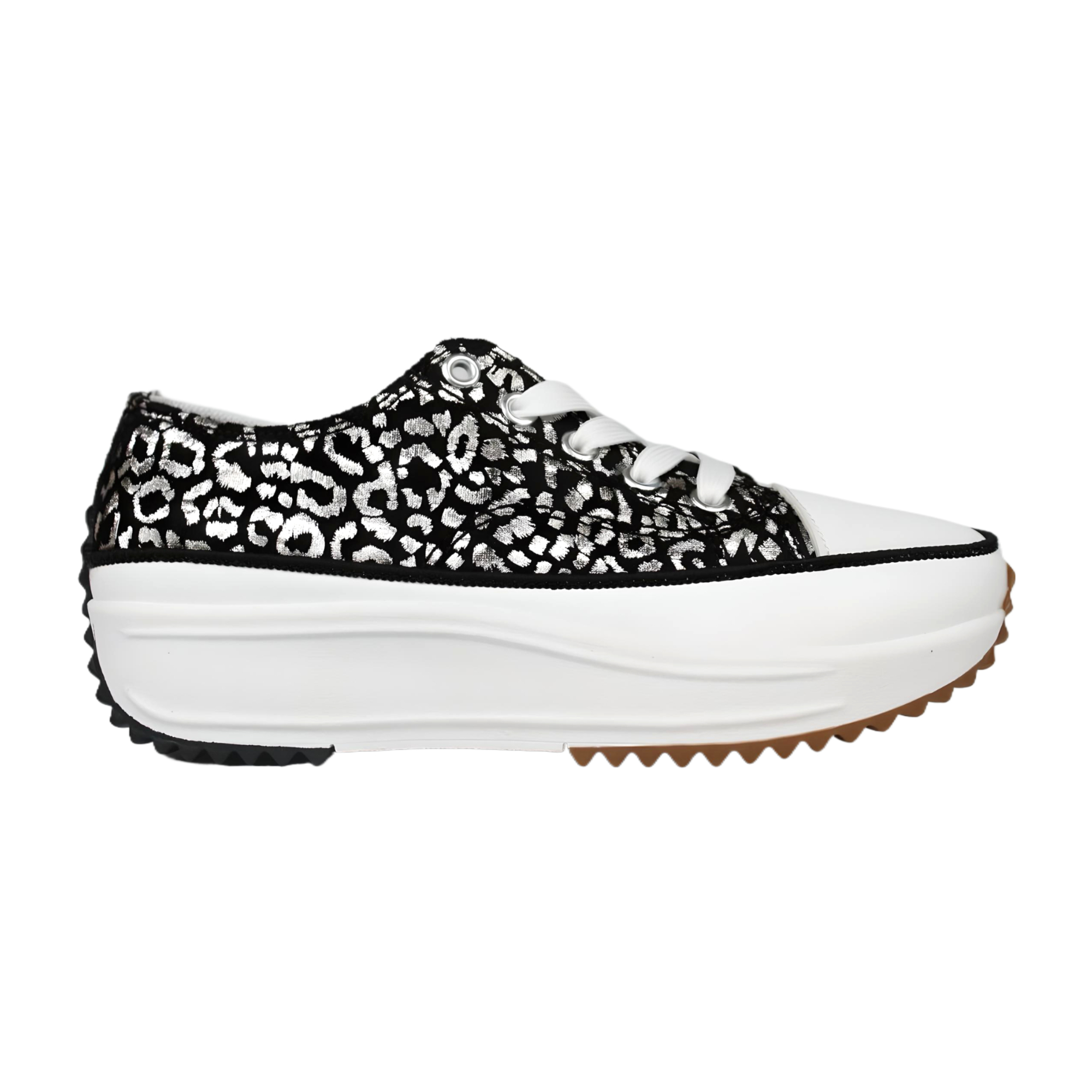 ZAPATILLA DE MUJER PRINT 2410 YASSNE NEGRO - 1