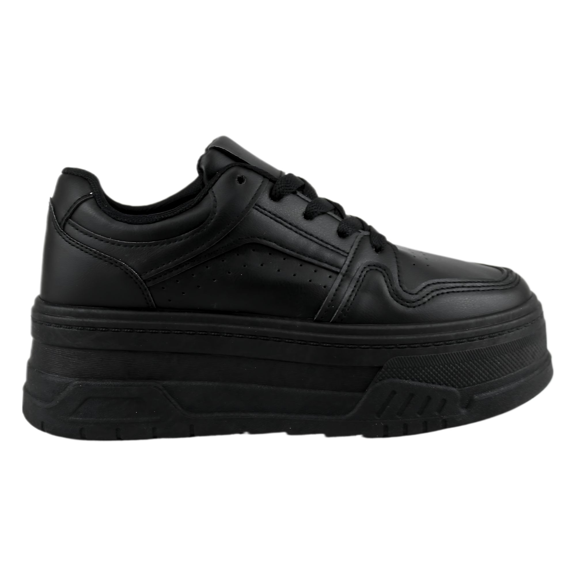 ZAPATILLA ESCOLAR UNISEX 12 YASSNE NEGRO - 1