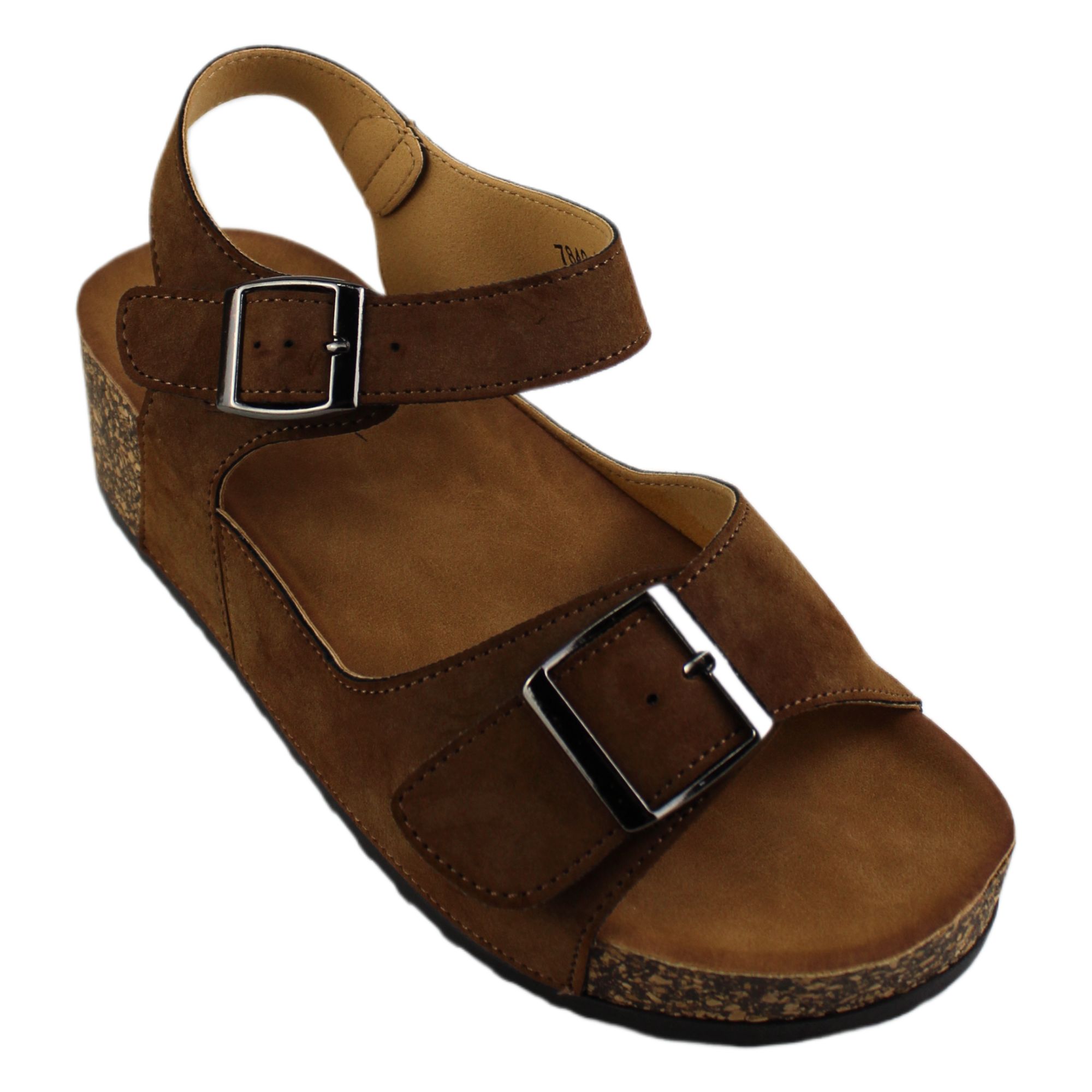 SANDALIA DE MUJER CASUAL 16 YASSNE MARRON - 3