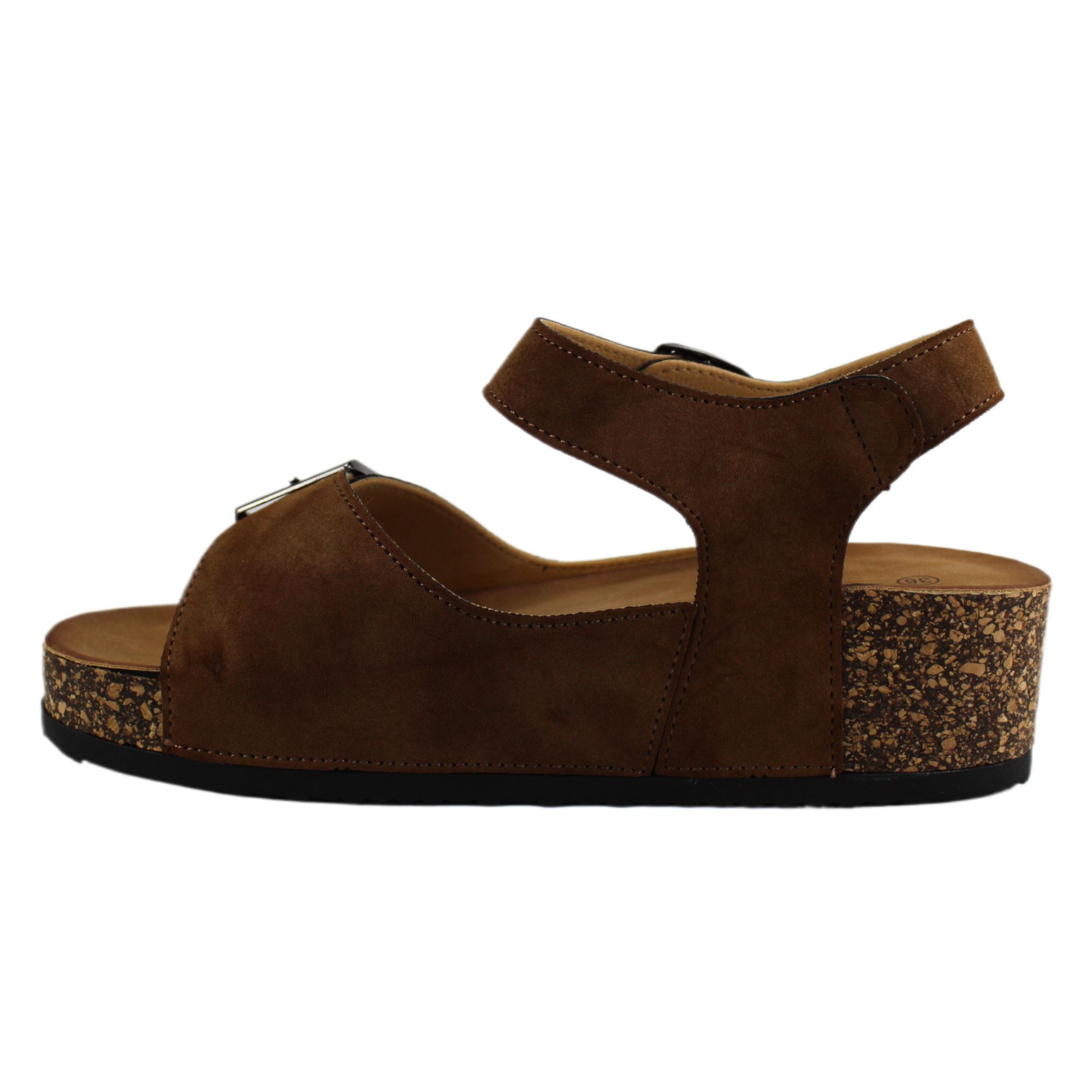 SANDALIA DE MUJER CASUAL 16 YASSNE MARRON - 4