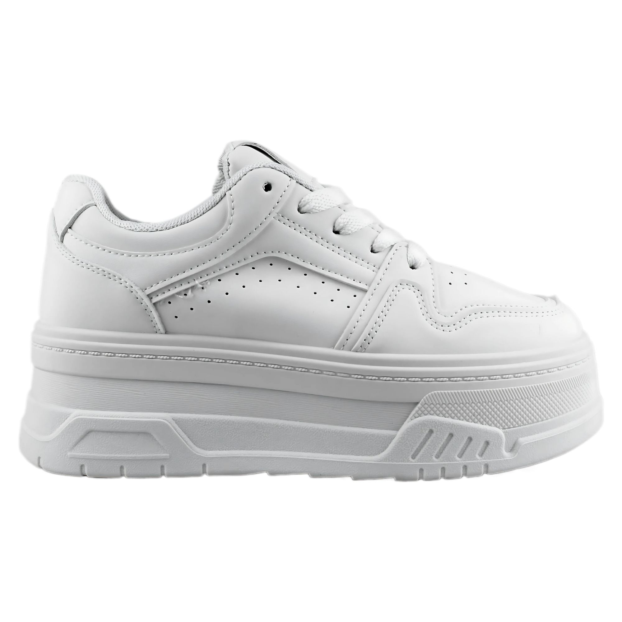 ZAPATILLA ESCOLAR UNISEX 12 YASSNE BLANCO - 1