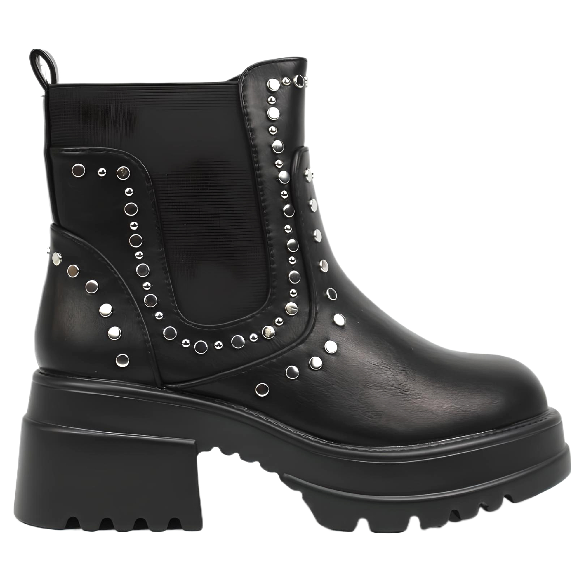 BOTIN DE MUJER TACHAS 028 YASSNE NEGRO - 1