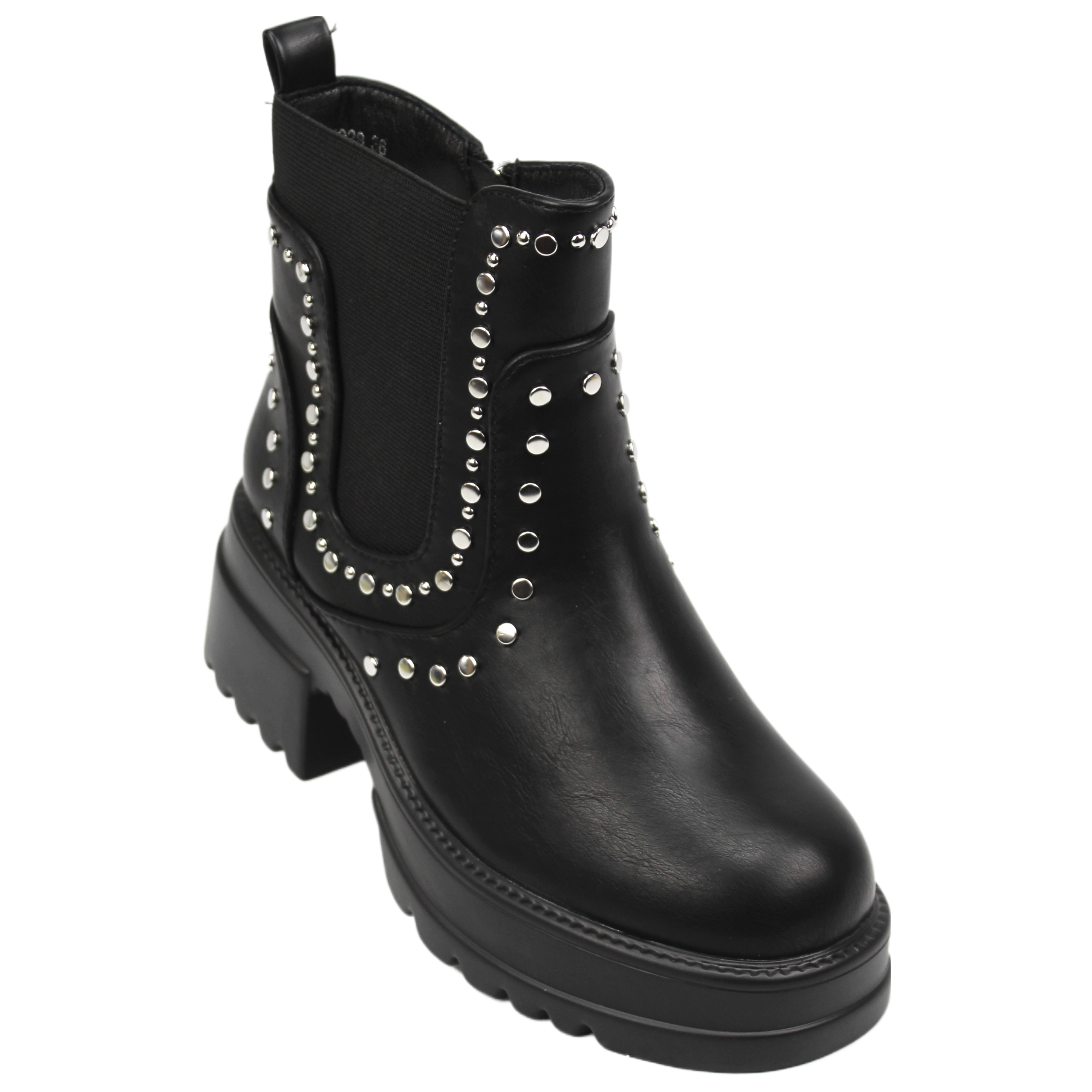 BOTIN DE MUJER TACHAS 028 YASSNE NEGRO - 2