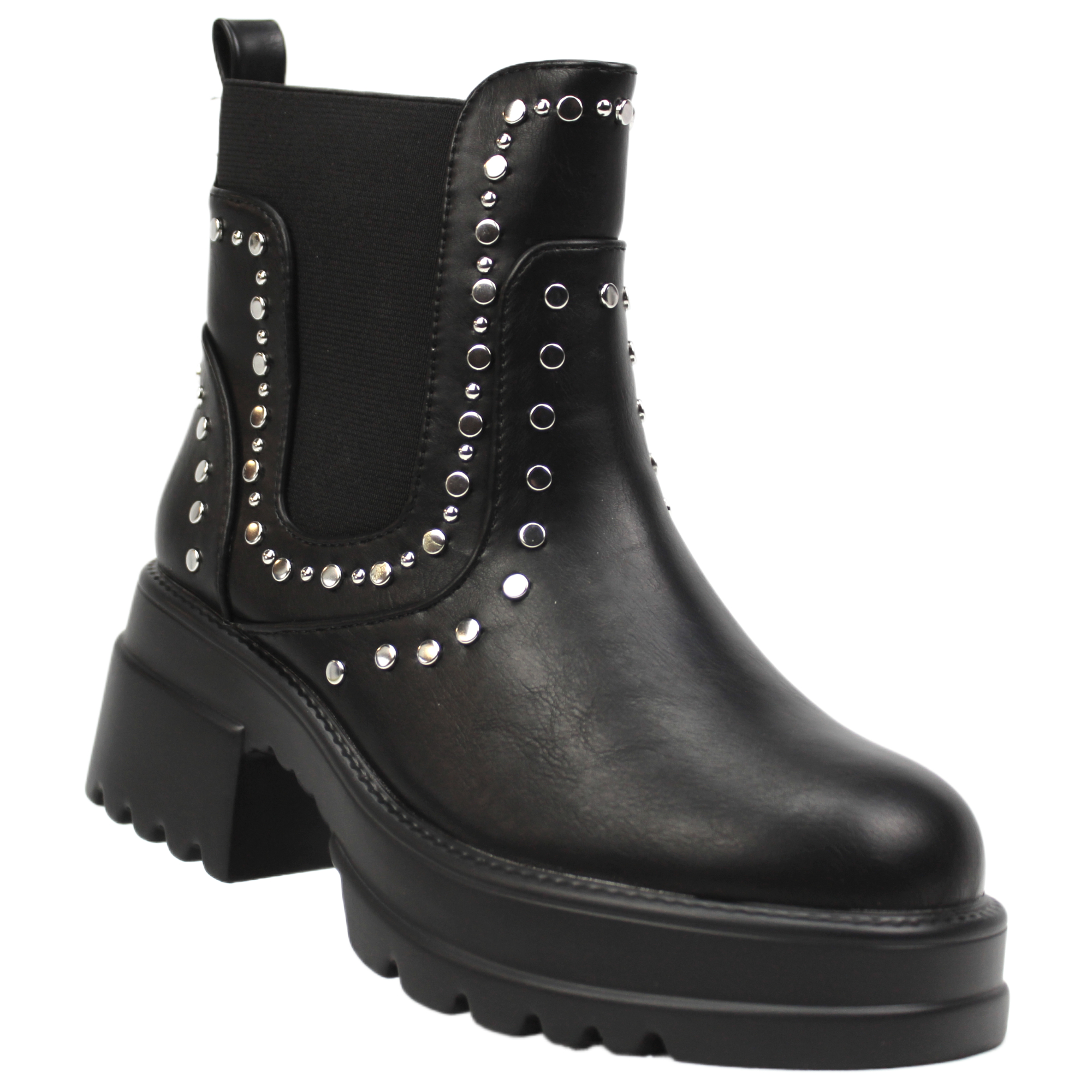 BOTIN DE MUJER TACHAS 028 YASSNE NEGRO - 3
