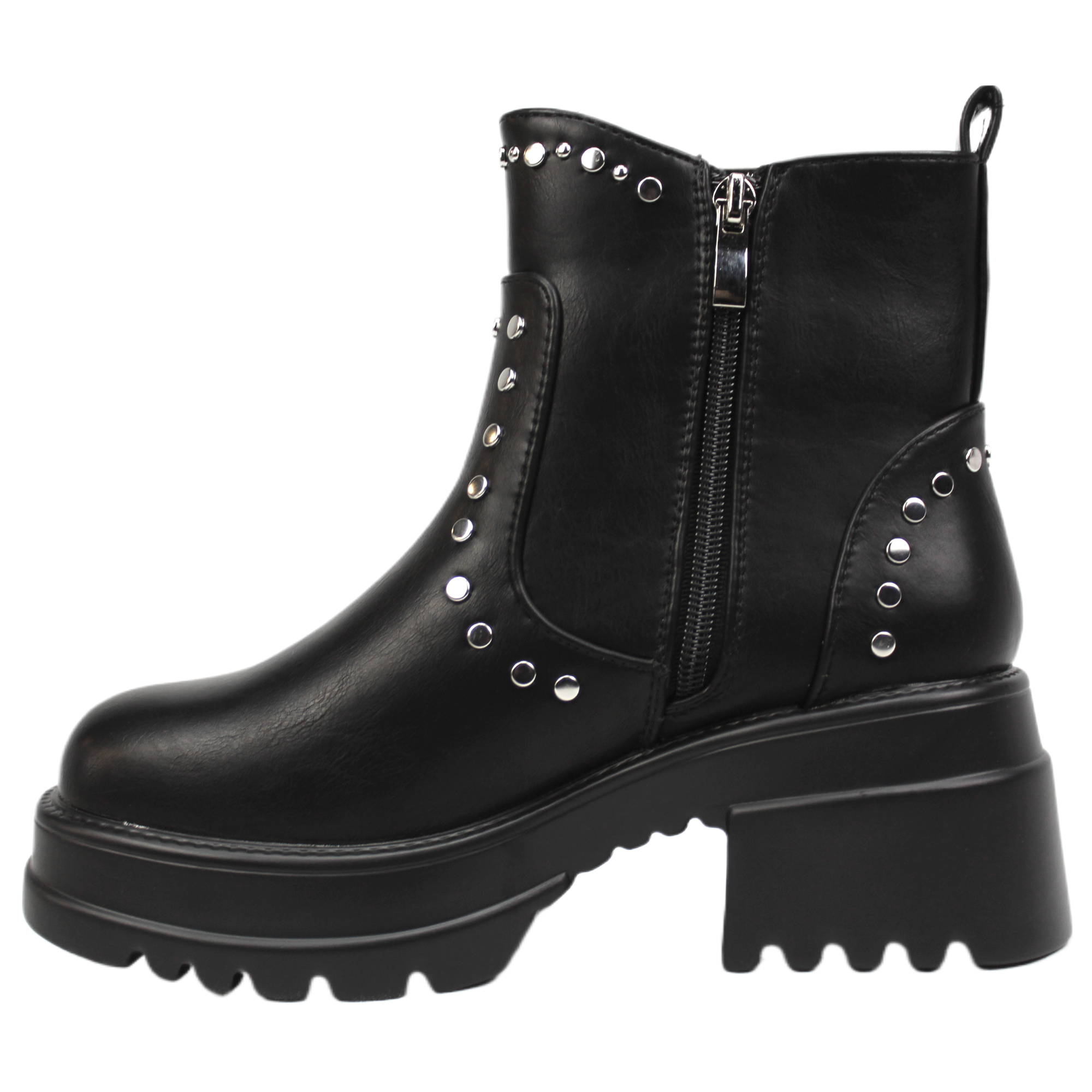 BOTIN DE MUJER TACHAS 028 YASSNE NEGRO - 4