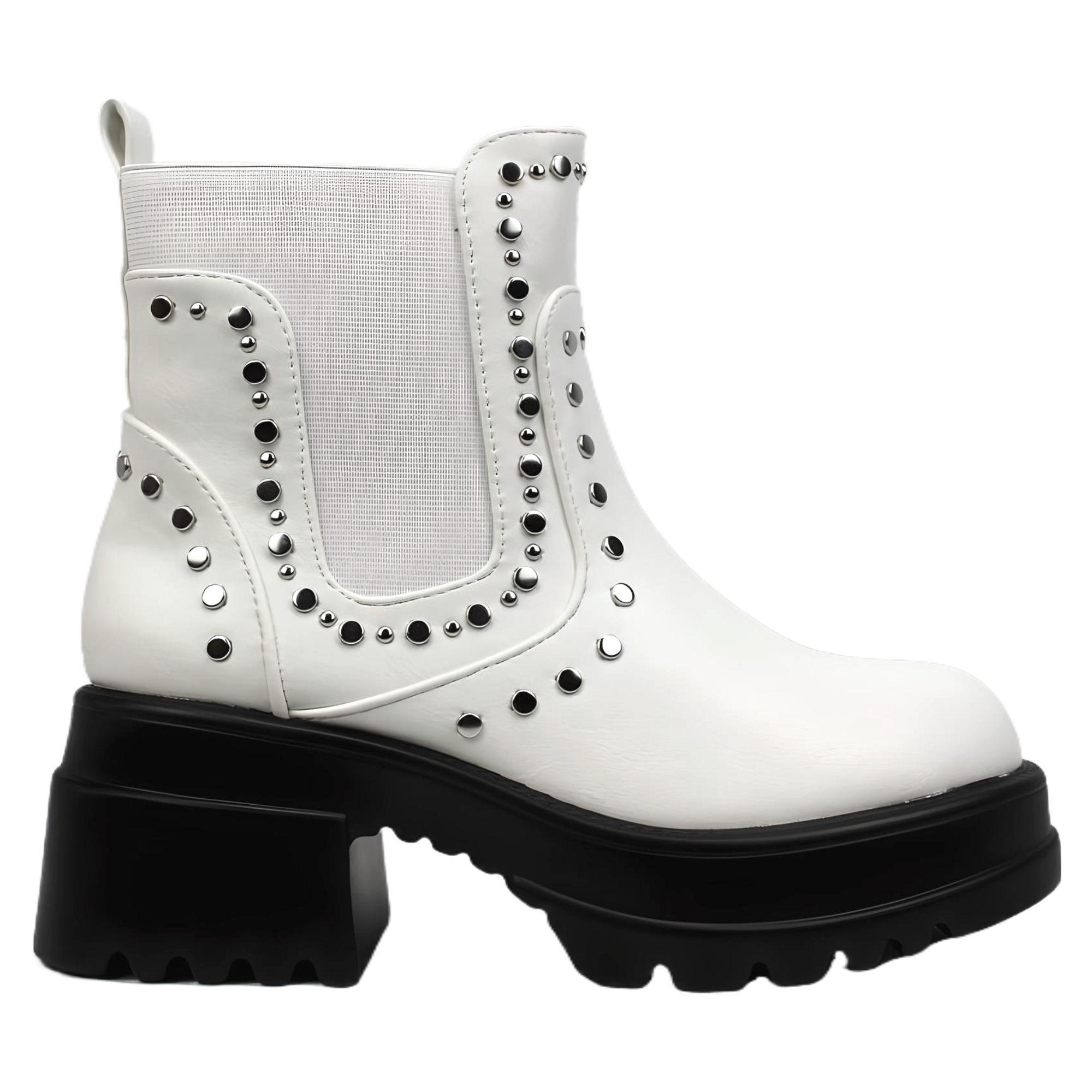 BOTIN DE MUJER TACHAS 028 YASSNE BLANCO - 1