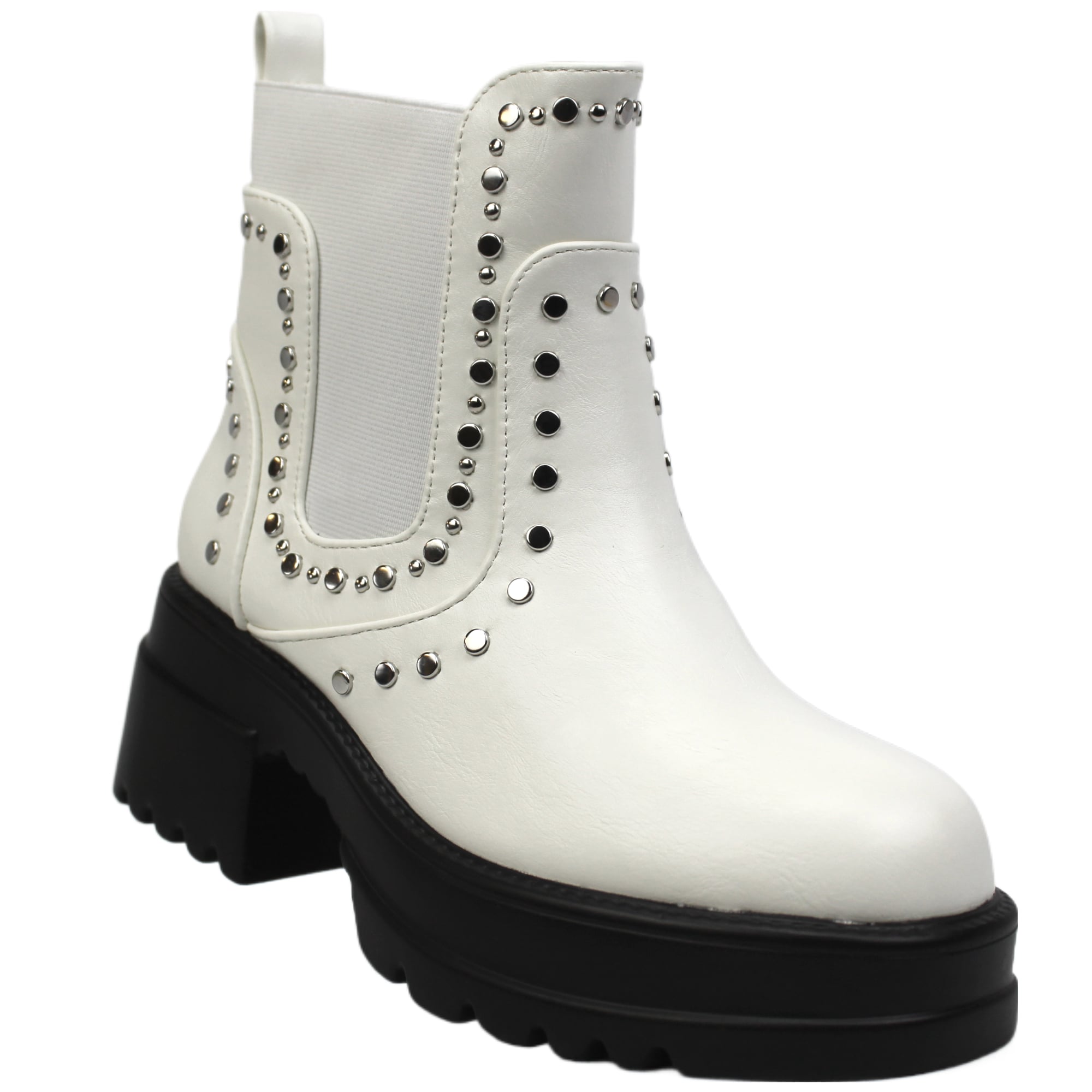 BOTIN DE MUJER TACHAS 028 YASSNE BLANCO - 3