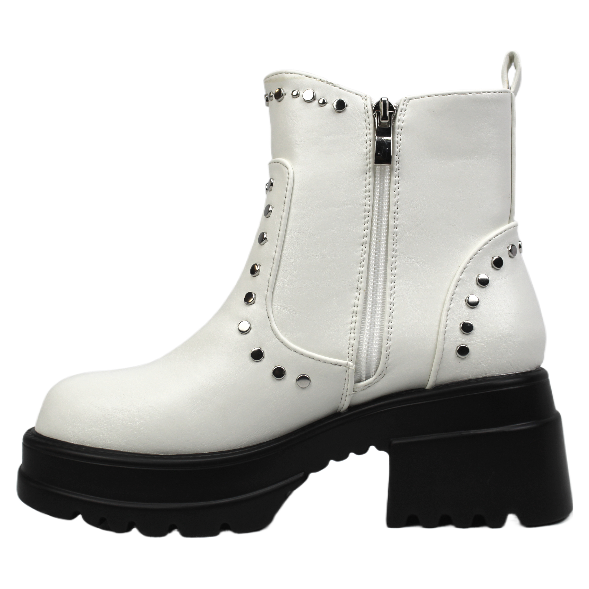 BOTIN DE MUJER TACHAS 028 YASSNE BLANCO - 4