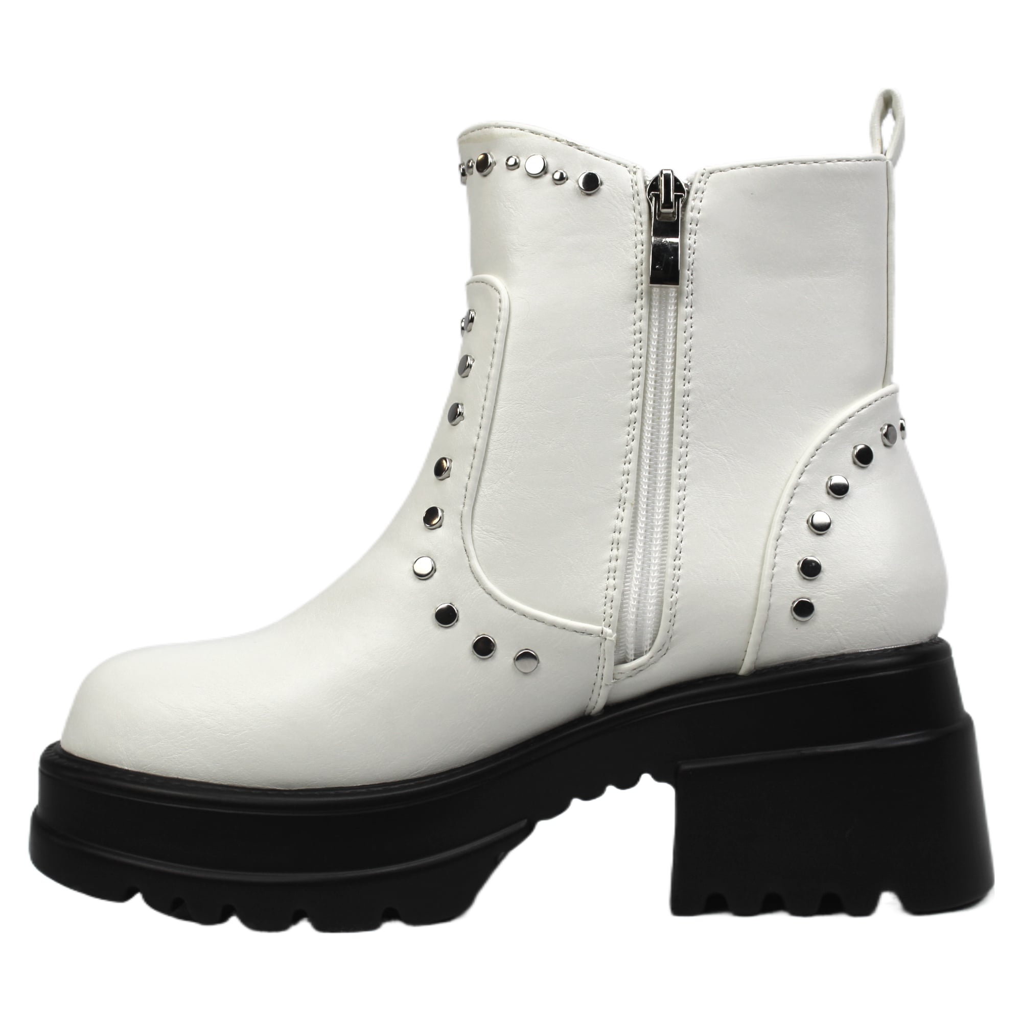 BOTIN DE MUJER TACHAS 028 YASSNE BLANCO - 4