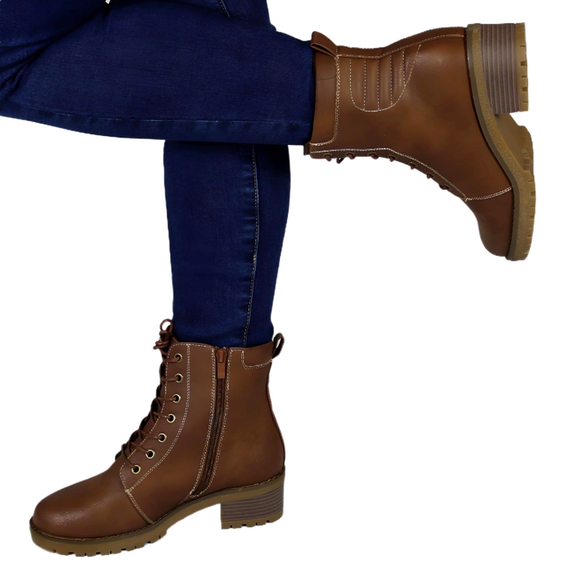 BOTIN DE MUJER TACO BAJO 02 YASSNE CAFE - 3