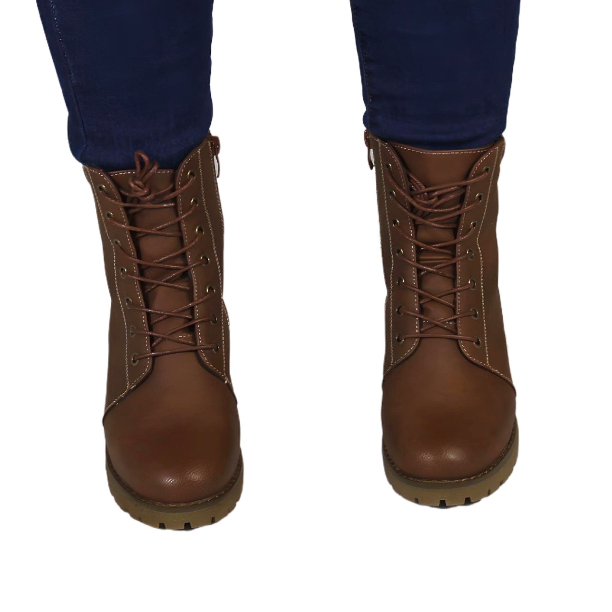 BOTIN DE MUJER TACO BAJO 02 YASSNE CAFE - 4