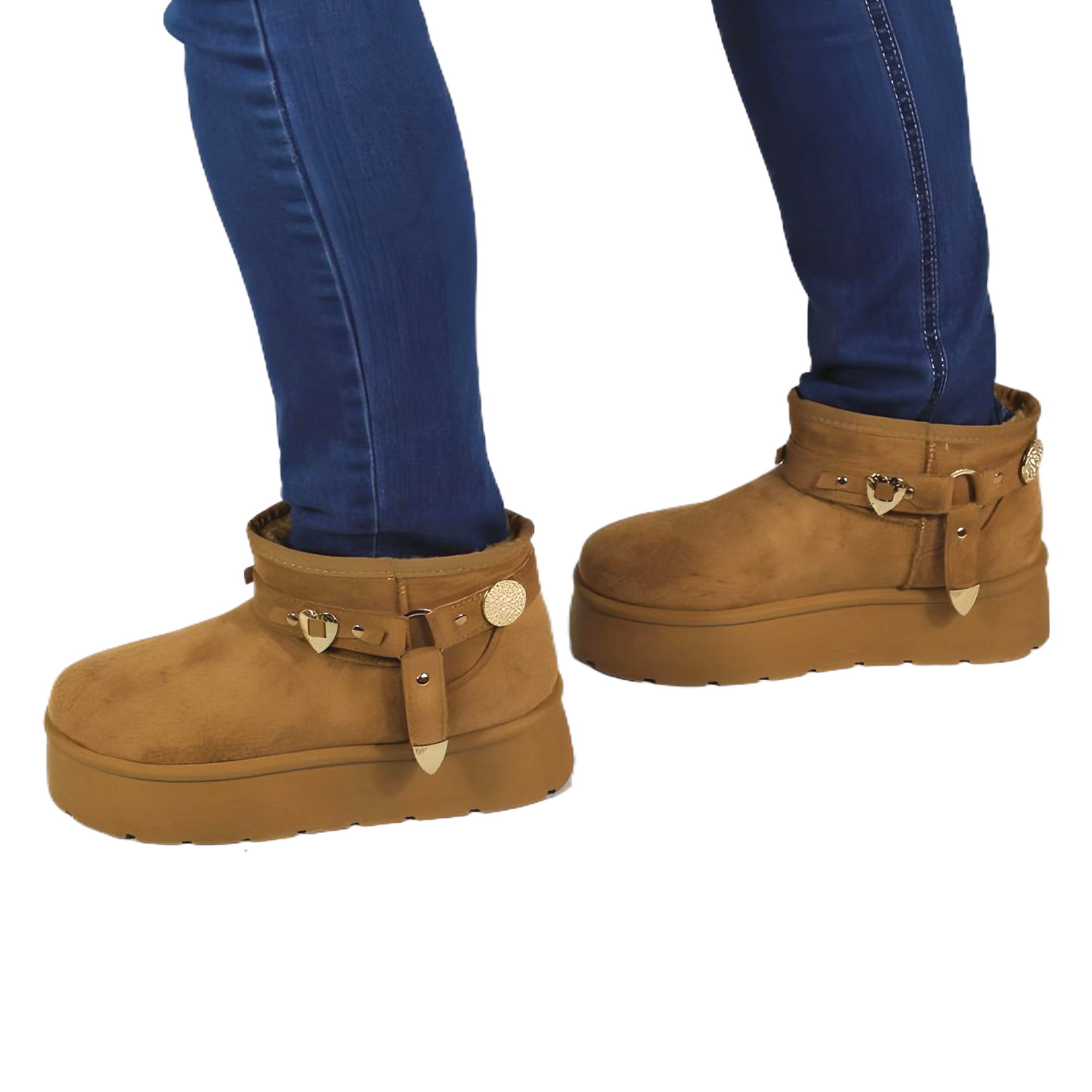 BOTIN CASUAL DE MUJER 18 YASSNE CAFE - 3