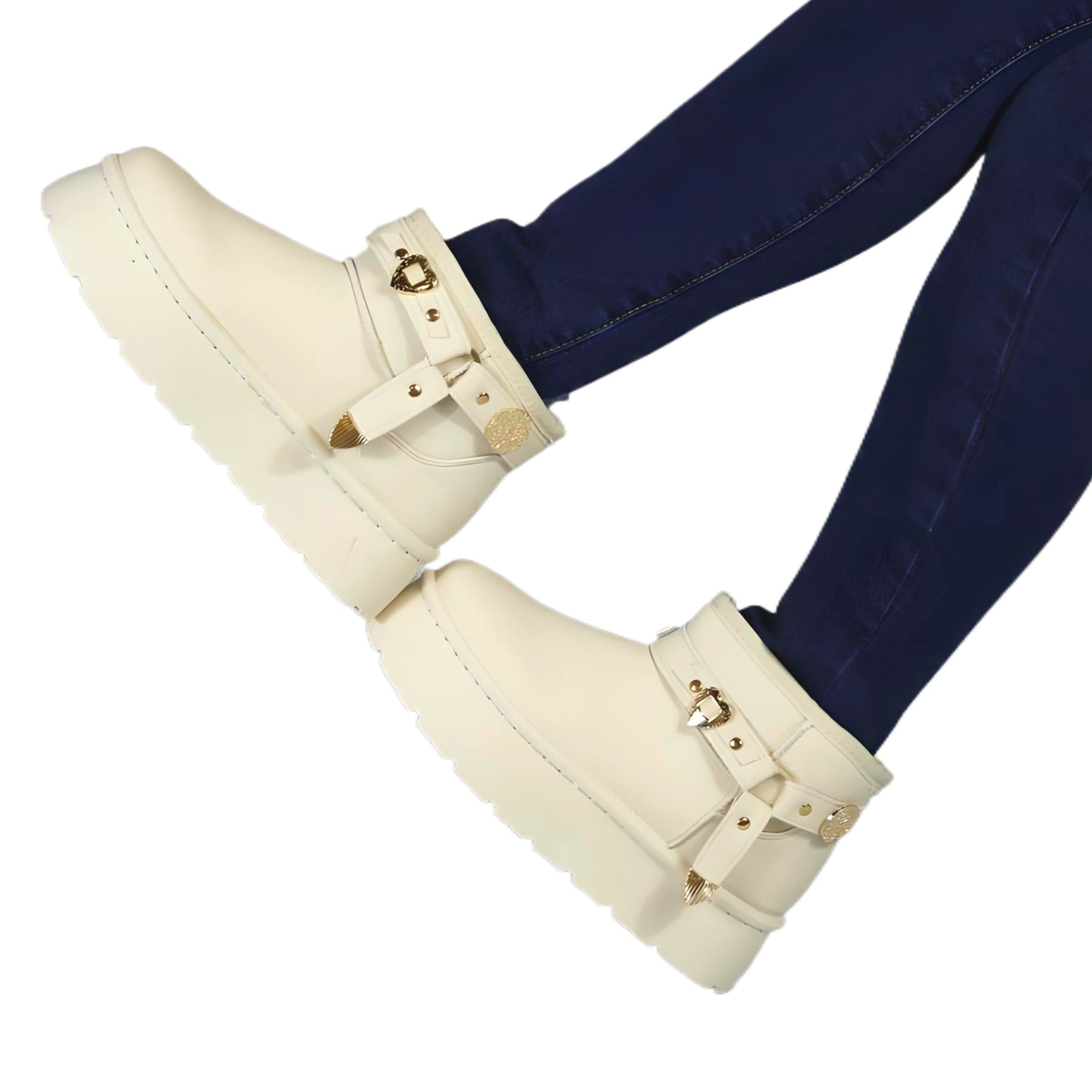 BOTIN DE MUJER 17 YASSNE BEIGE - 3
