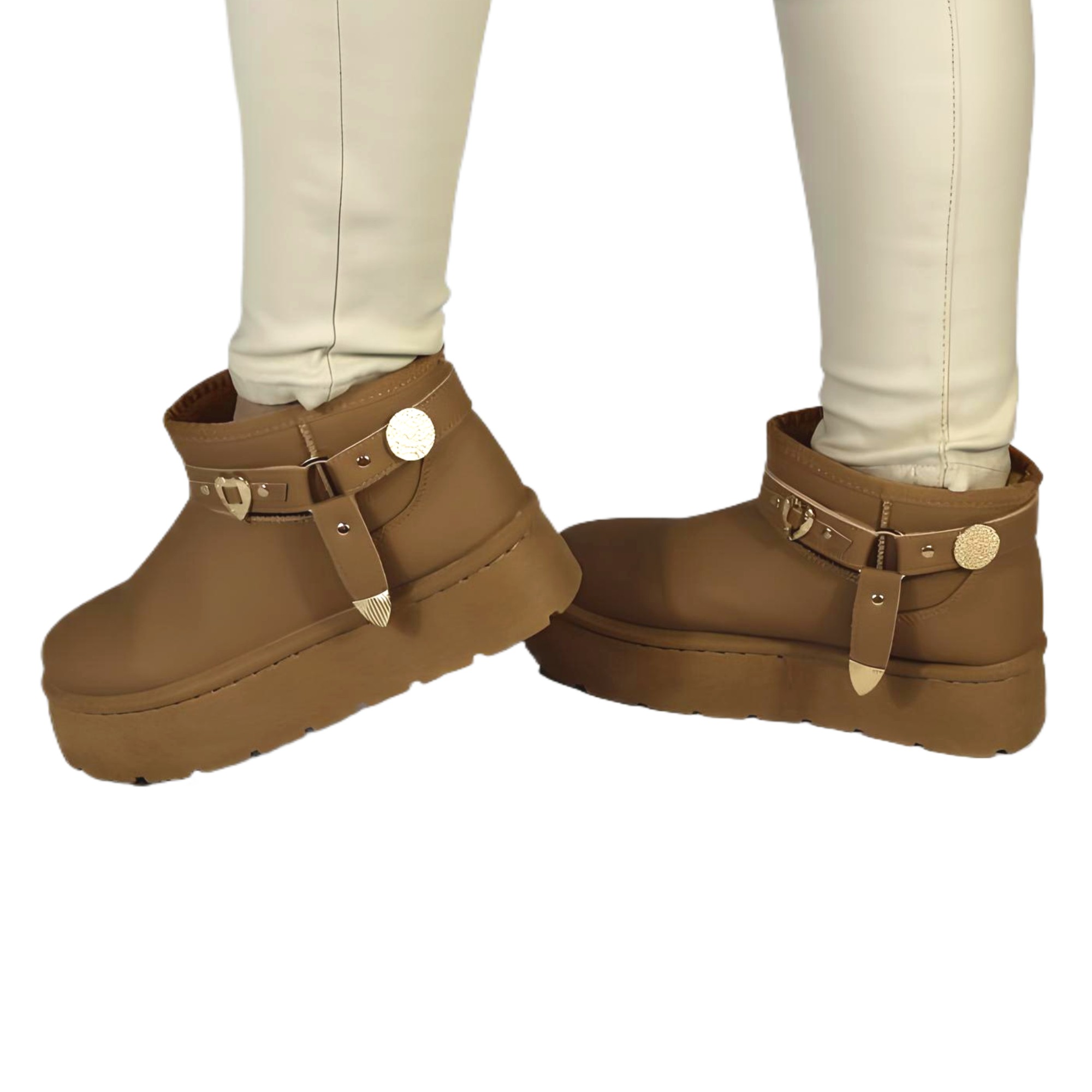 BOTIN DE MUJER 17 YASSNE CAFE - 1