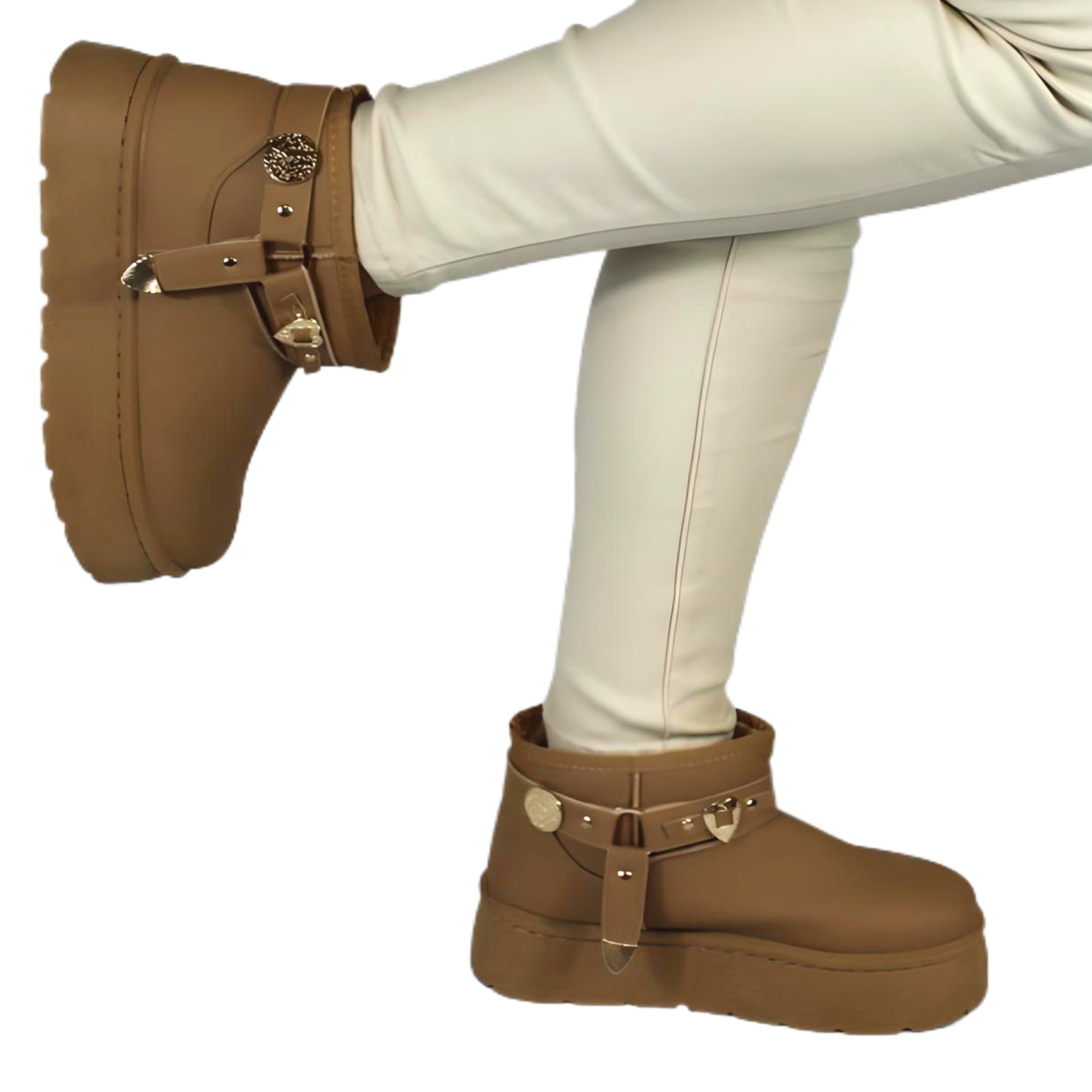 BOTIN DE MUJER 17 YASSNE CAFE - 4