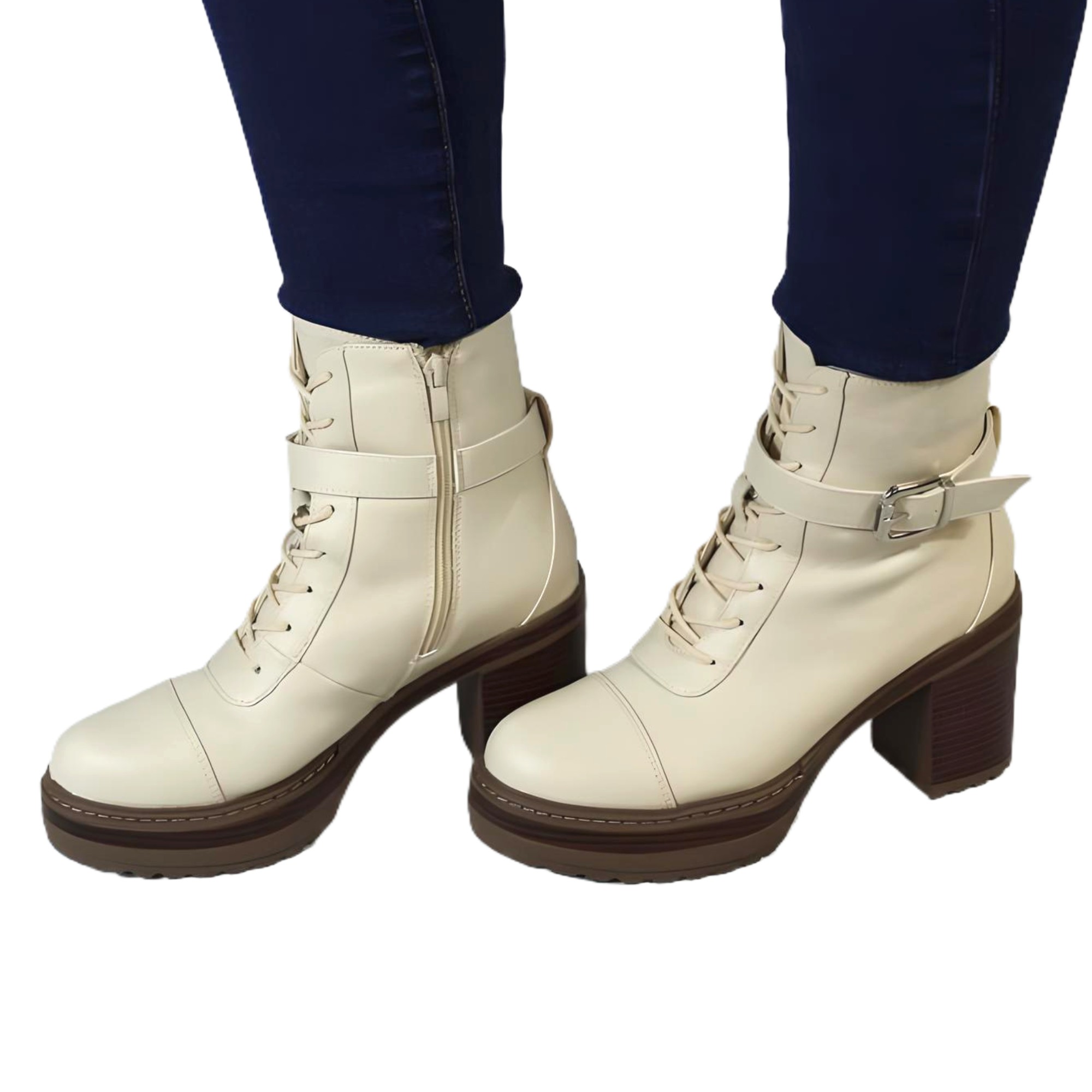 BOTIN DE MUJER INVIERNO 15 YASSNE BEIGE - 1