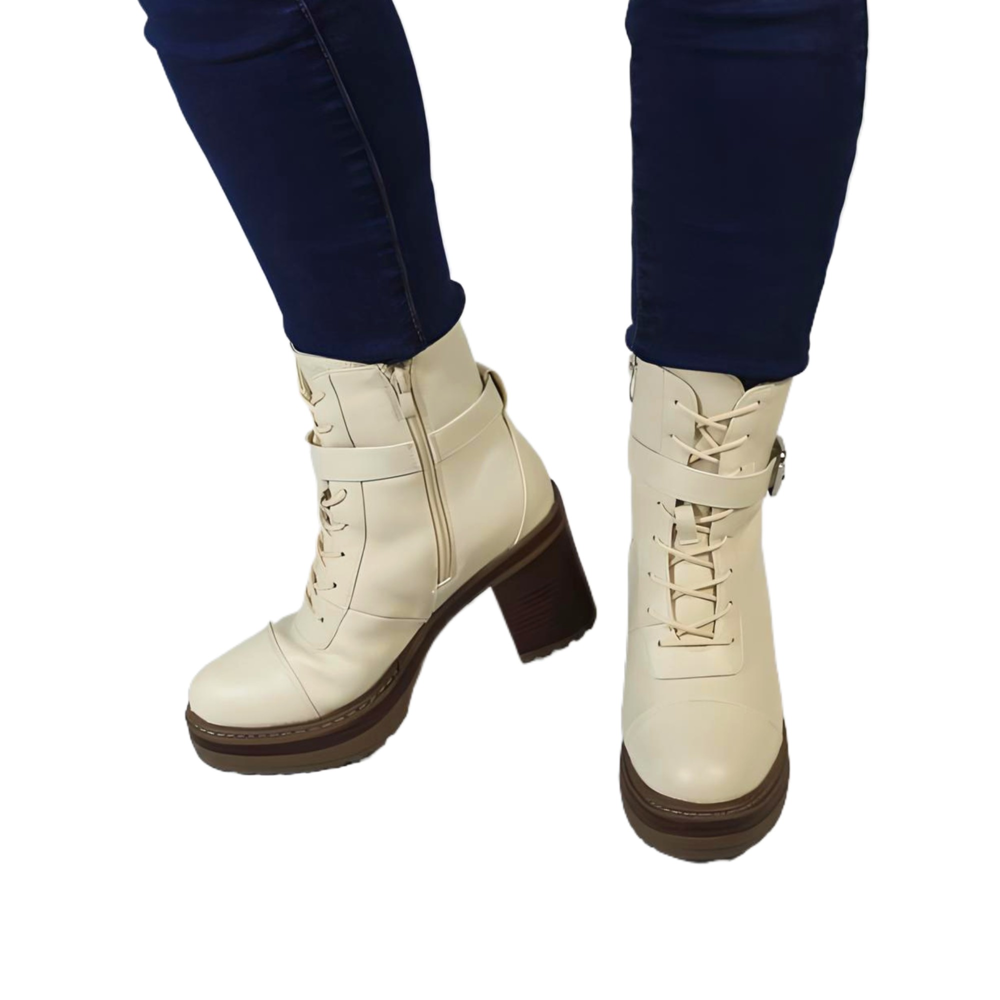 BOTIN DE MUJER INVIERNO 15 YASSNE BEIGE - 2