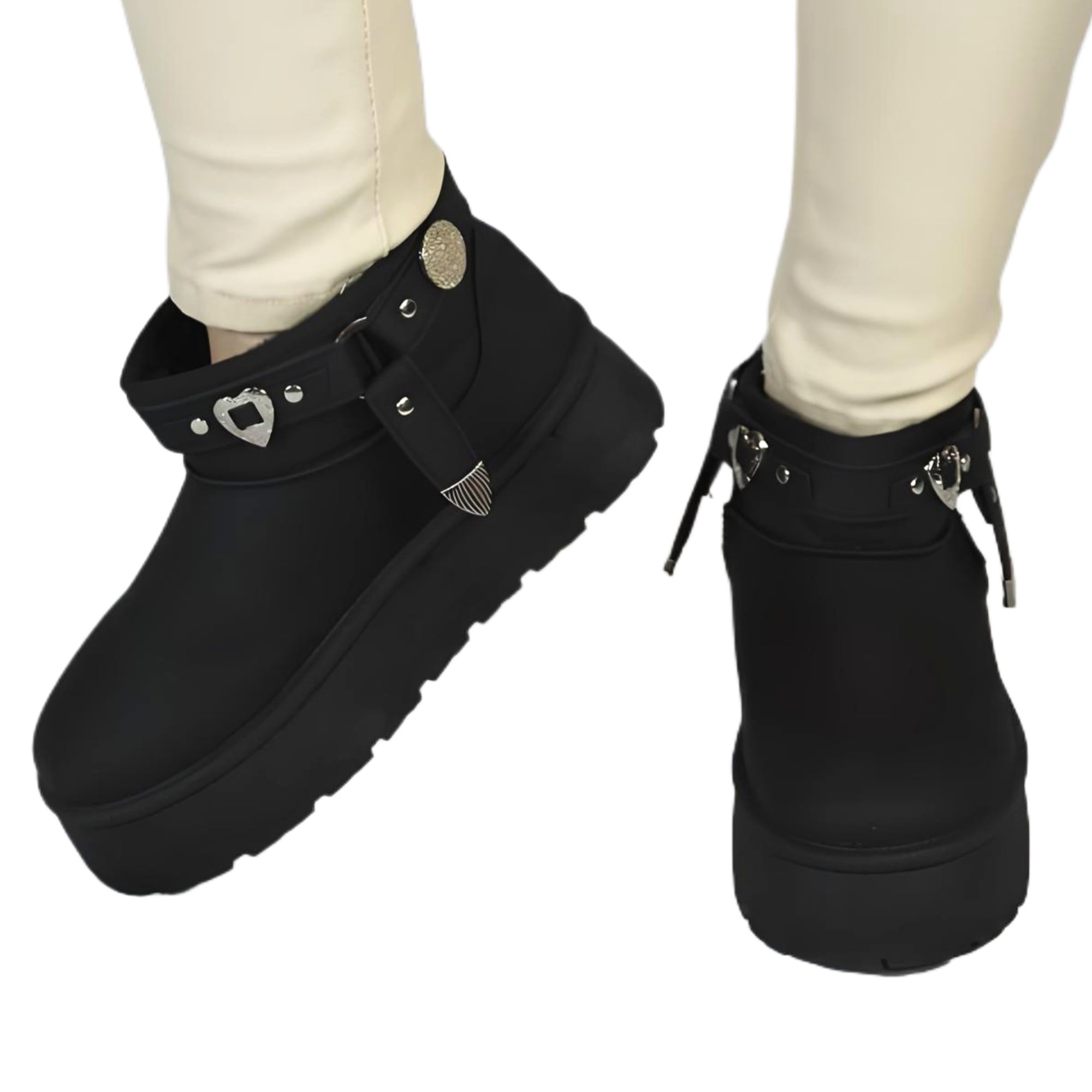 BOTIN DE MUJER 17 YASSNE NEGRO - 2
