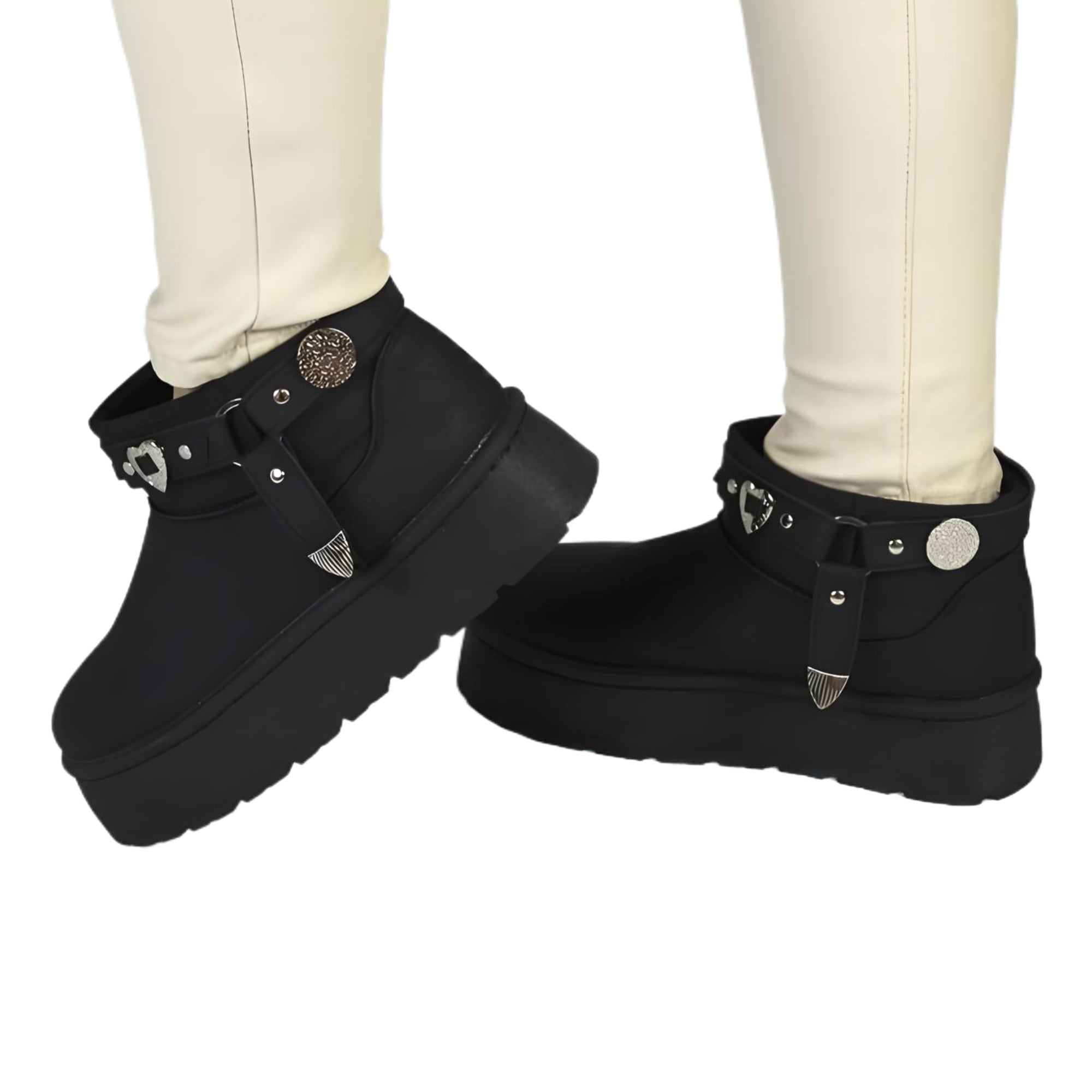 BOTIN DE MUJER 17 YASSNE NEGRO - 4
