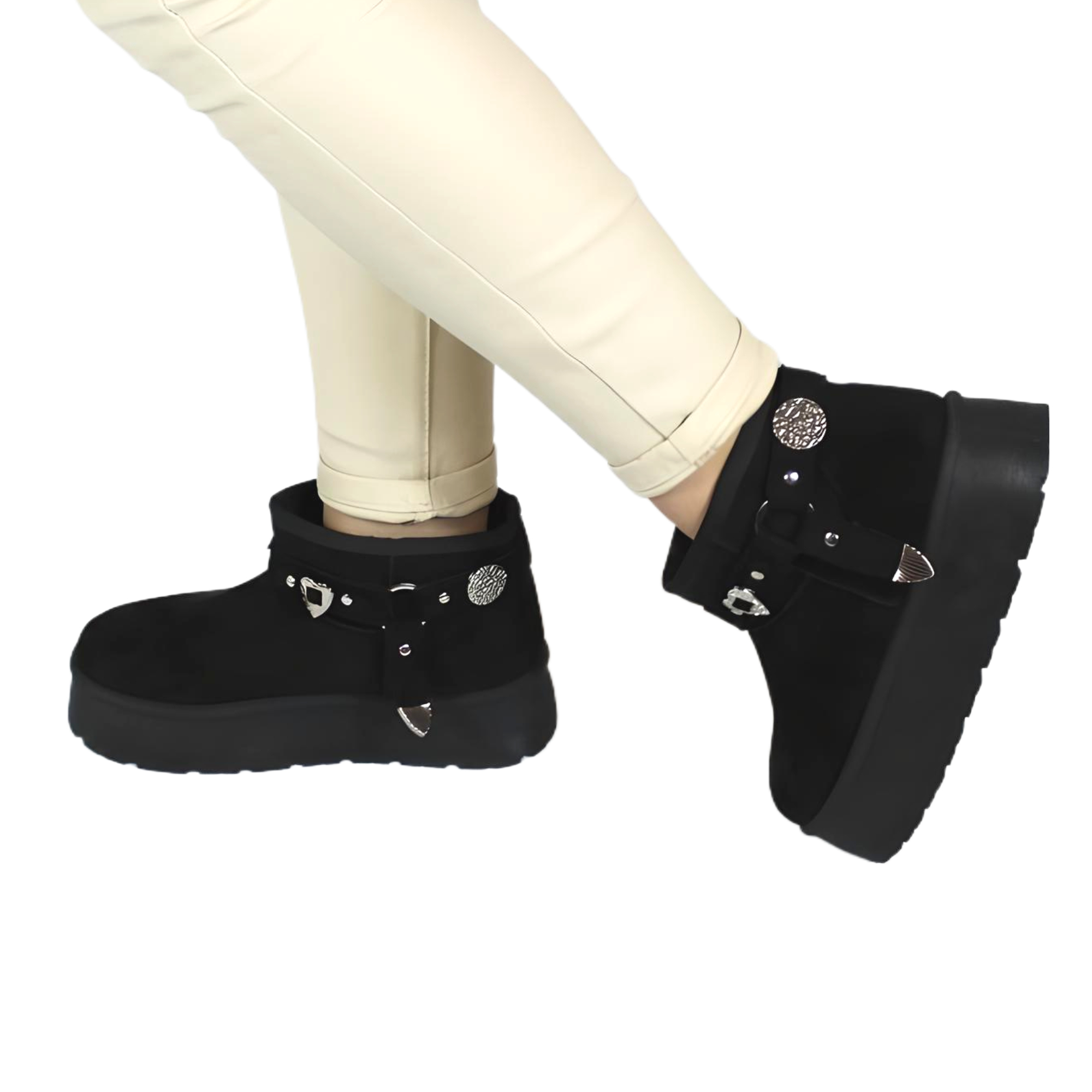 BOTIN CASUAL DE MUJER 18 YASSNE NEGRO - 1