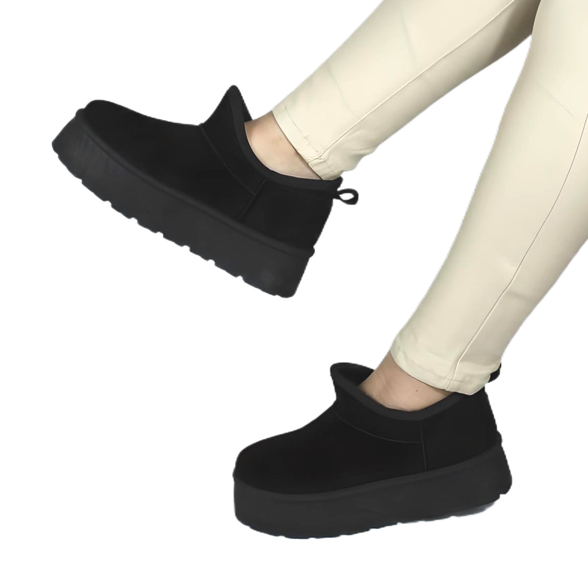 PANTUFLA CON CHIPORRO DE MUJER 16 YASSNE NEGRO - 2