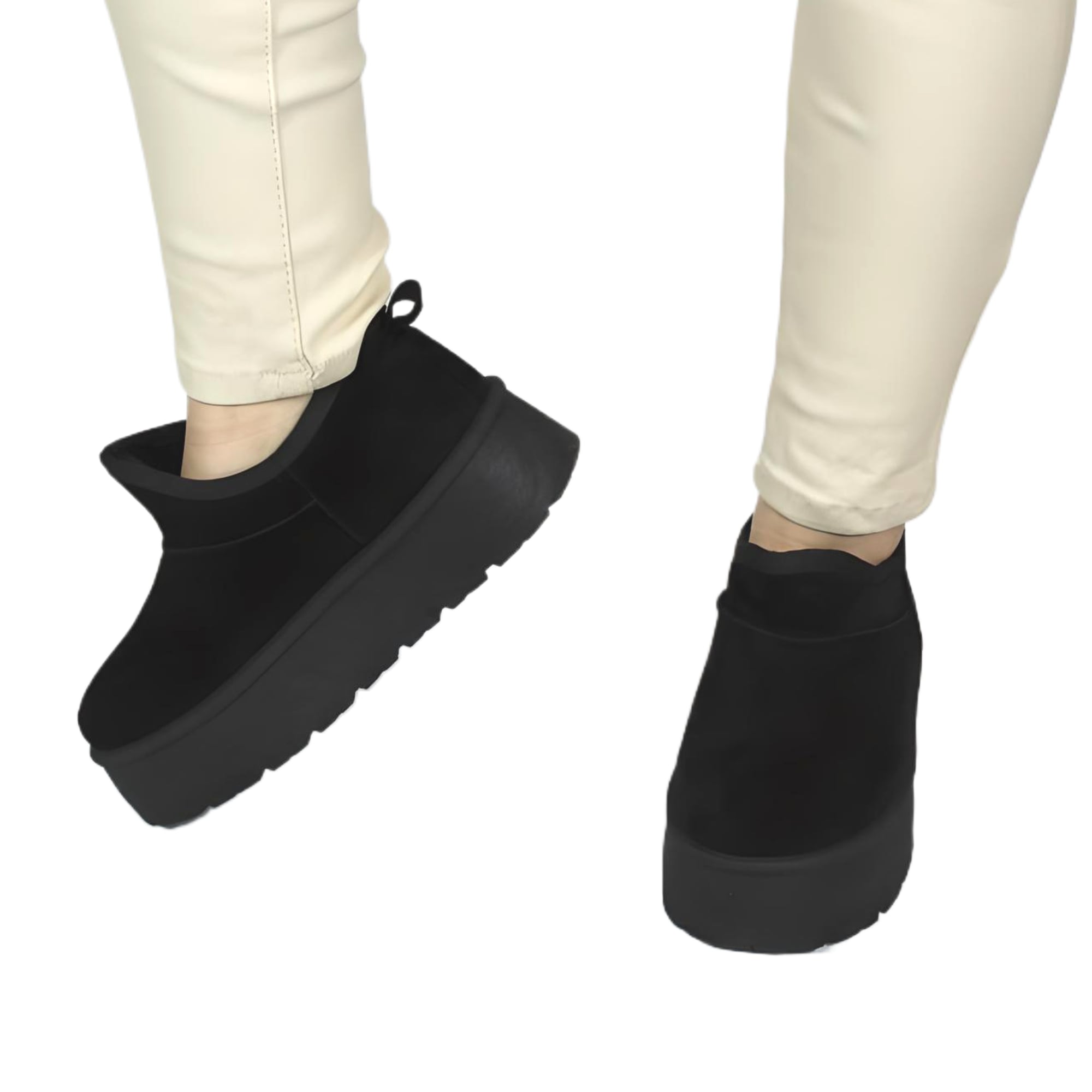 PANTUFLA CON CHIPORRO DE MUJER 16 YASSNE NEGRO - 3