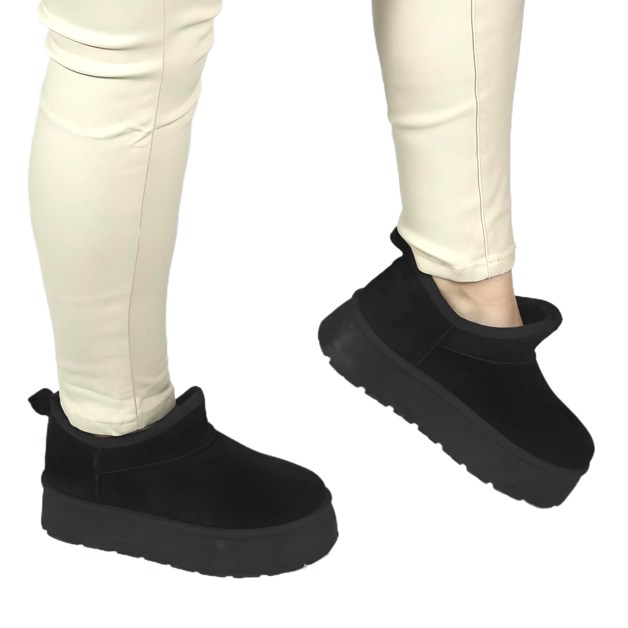 PANTUFLA CON CHIPORRO DE MUJER 16 YASSNE NEGRO - 4