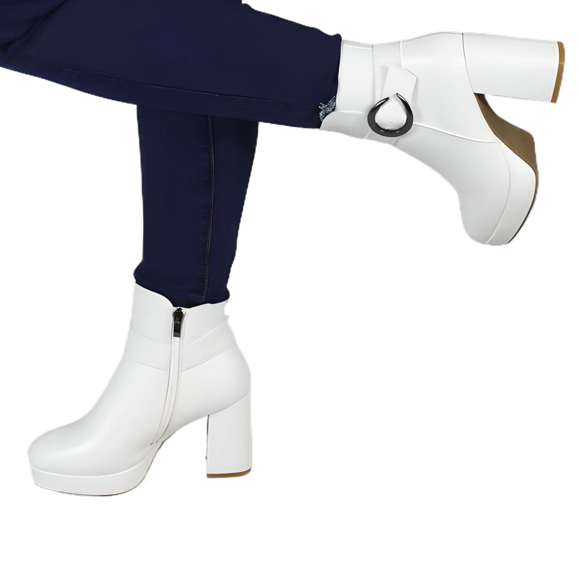 BOTIN DE MUJER 62 YASSNE BLANCO - 3