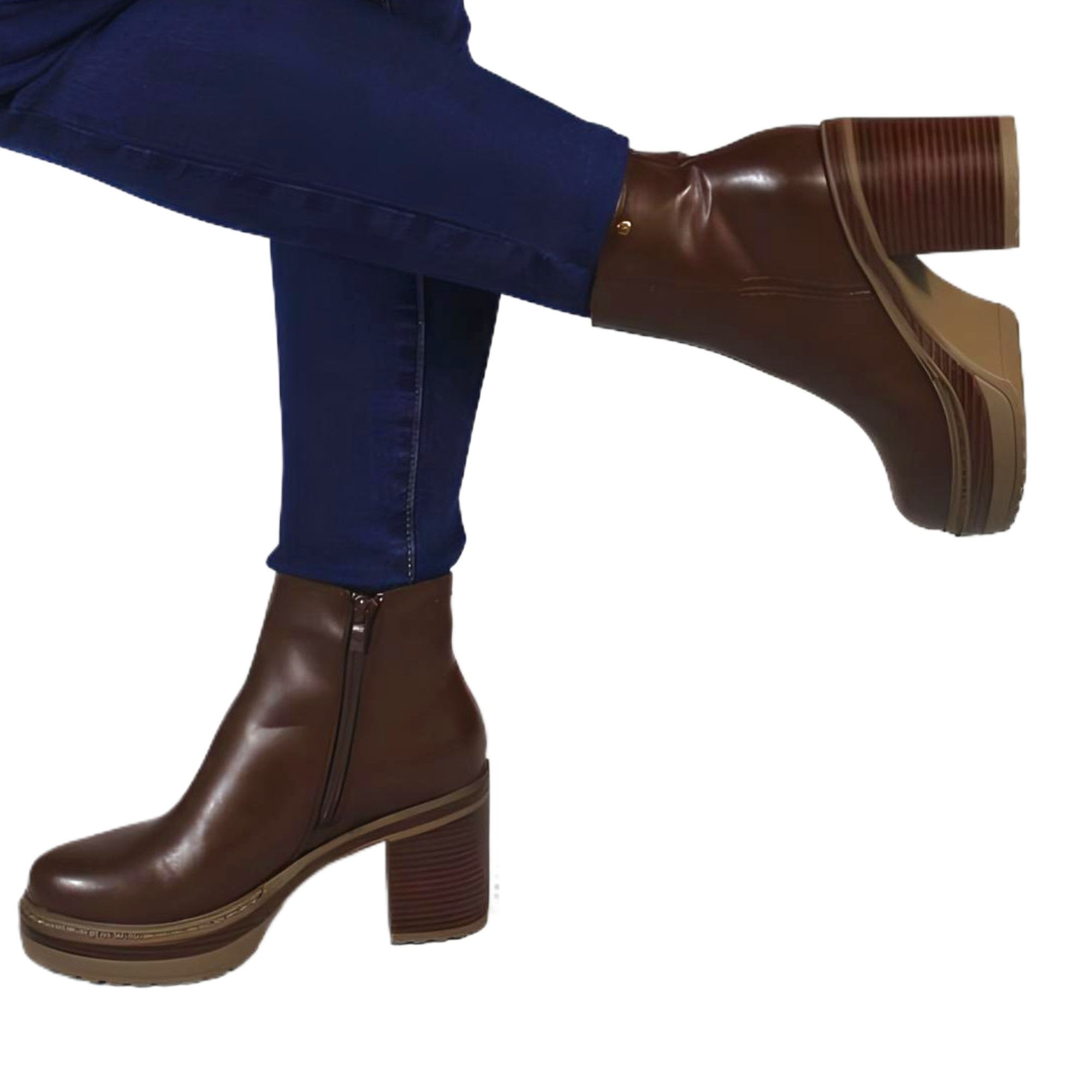 BOTIN DE MUJER 16 YASSNE CAFE - 4