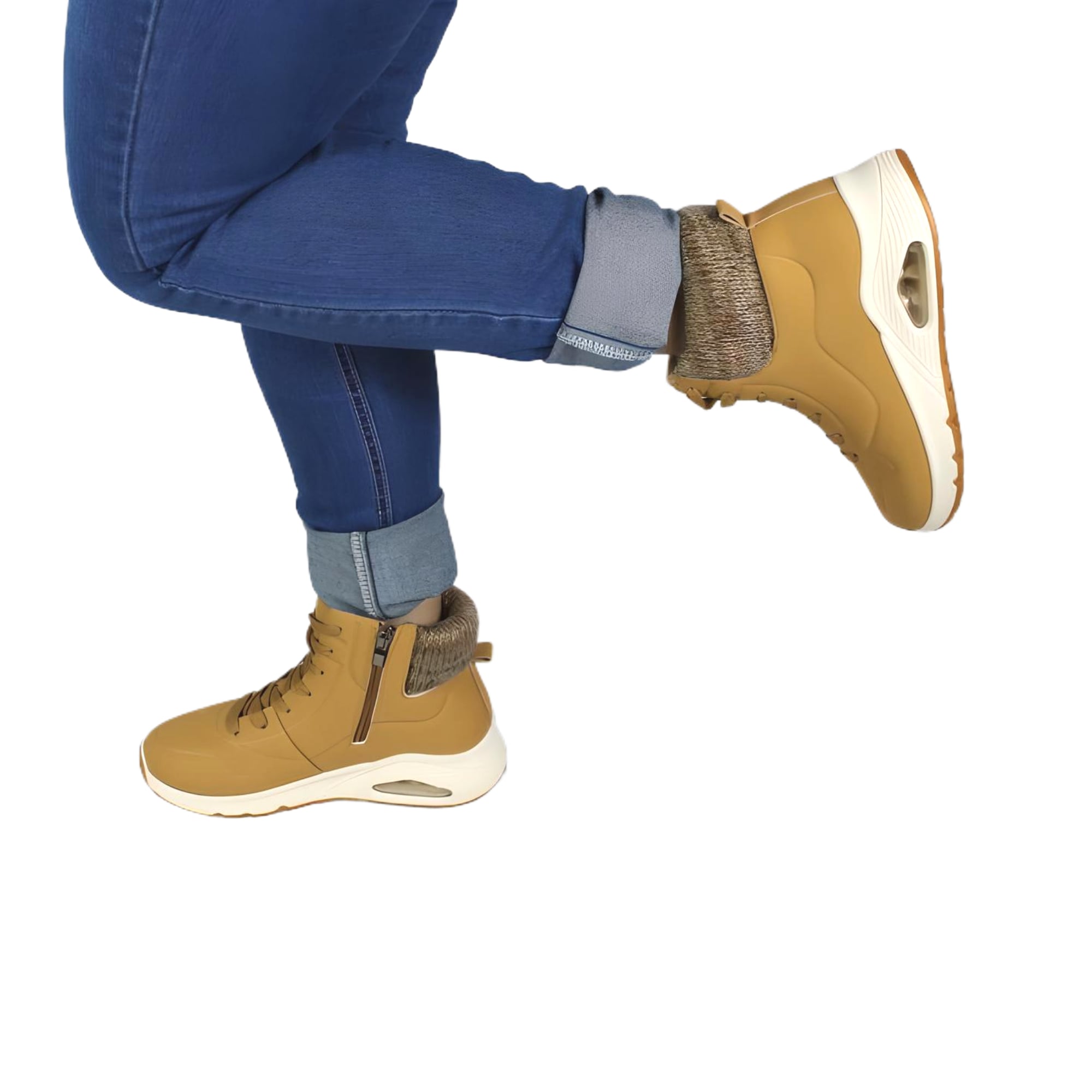 ZAPATILLA OUTDOOR DE MUJER INVIERNO 33 YASSNE CAFE - 2